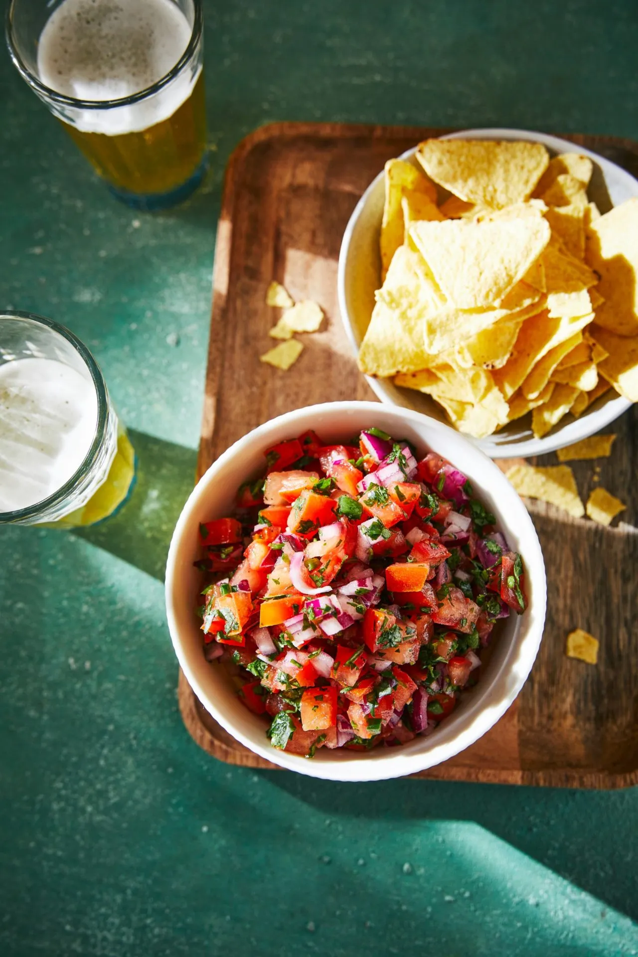 Pico de gallo tortillával