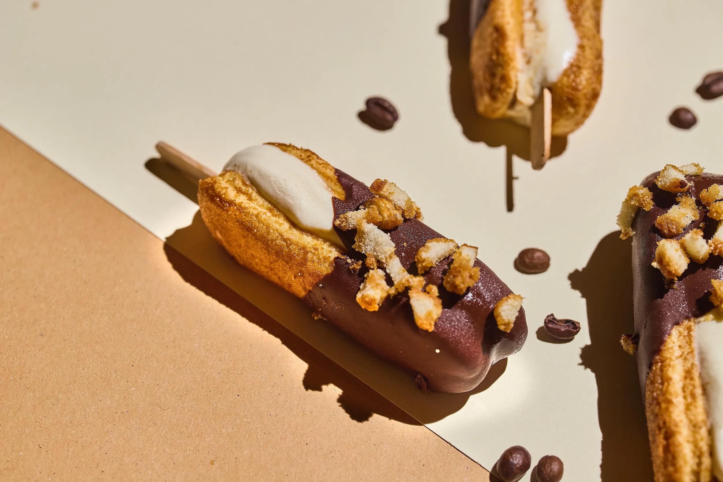 Tiramisu popsicle