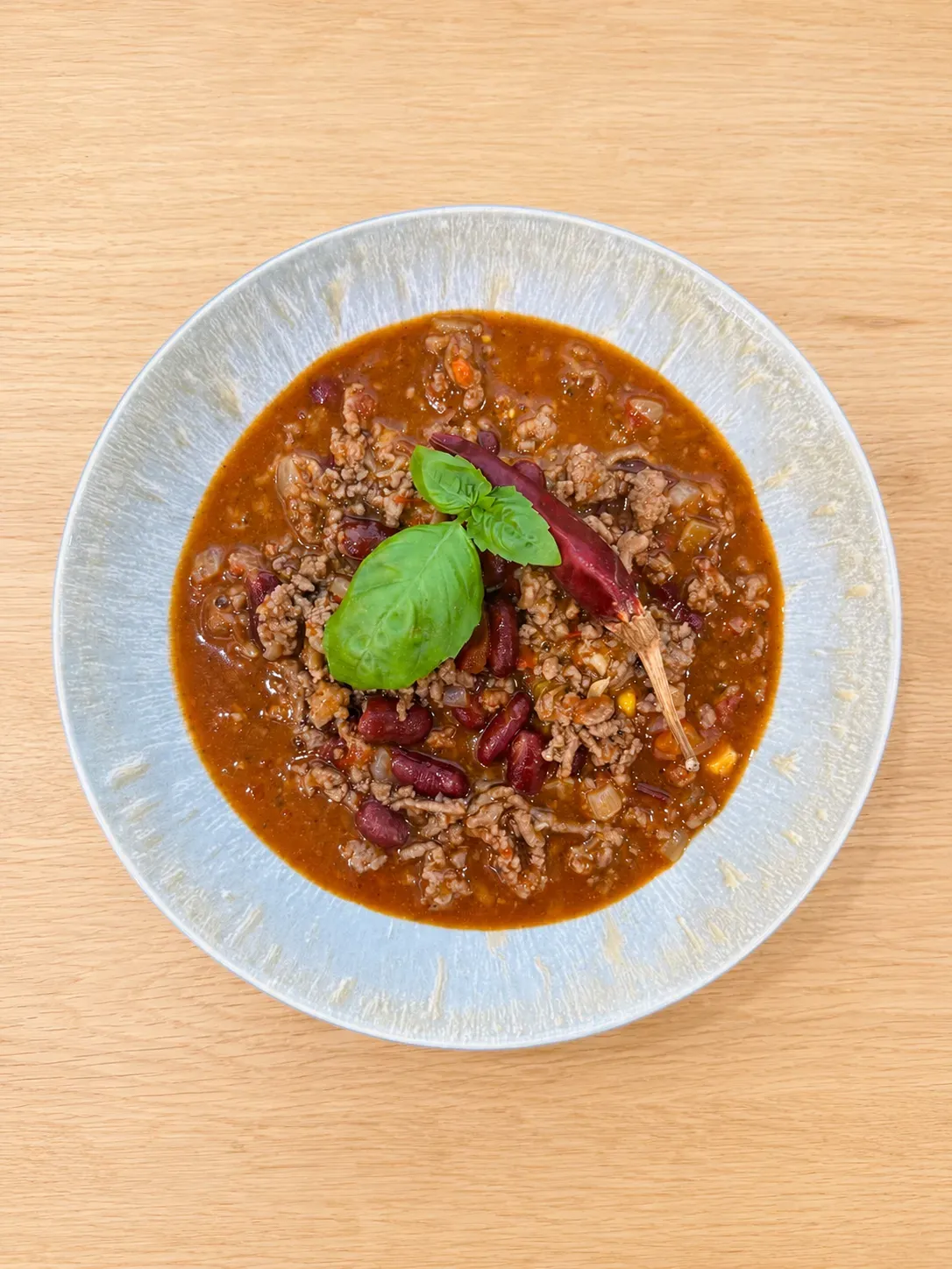 szaftos, fűszeres chili con carne