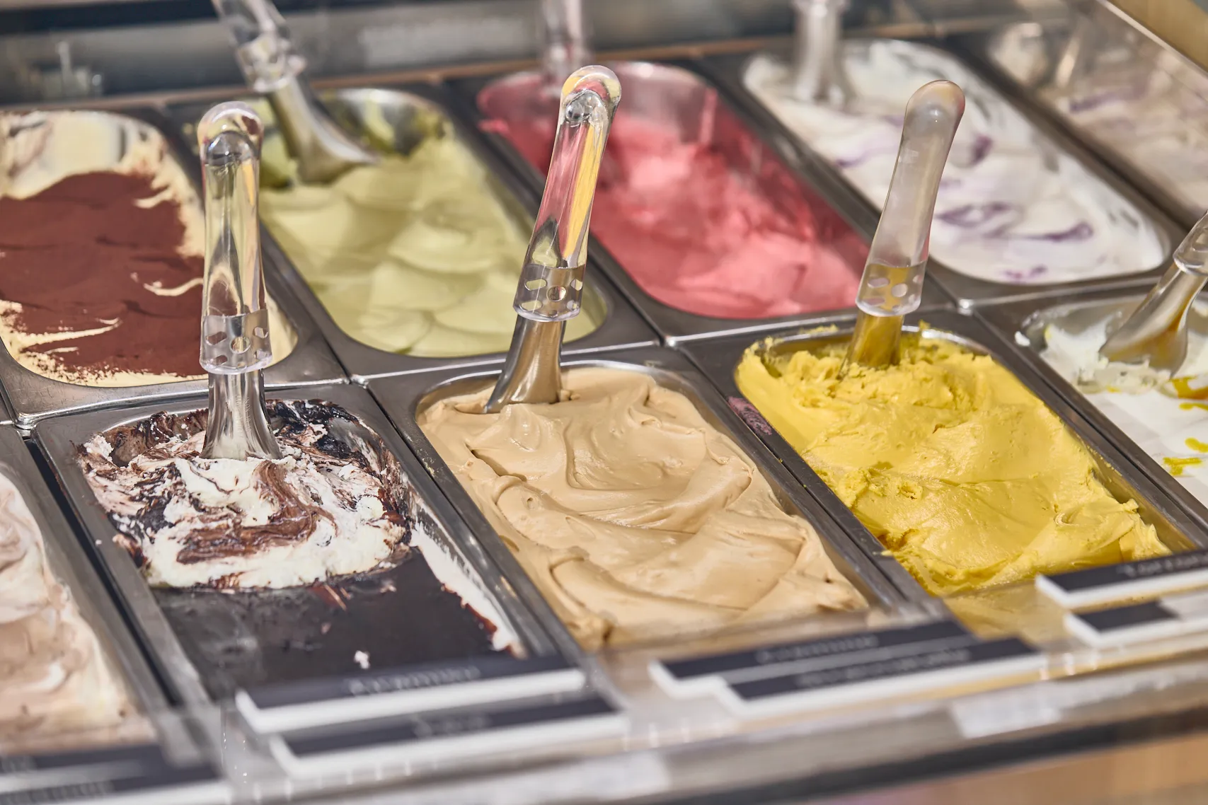 Bruno Gelateria fagyikínálata