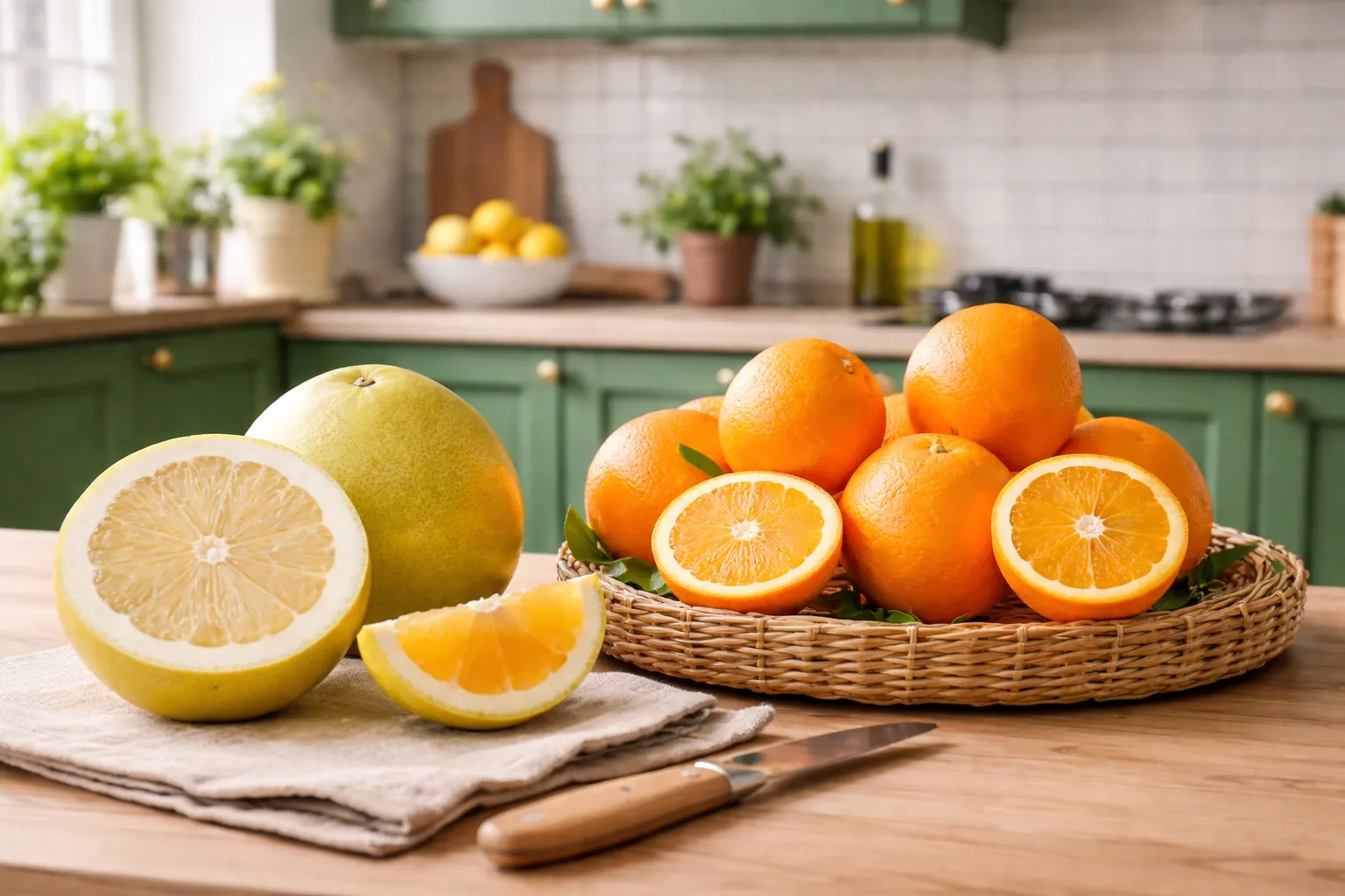 narancs és pomelo