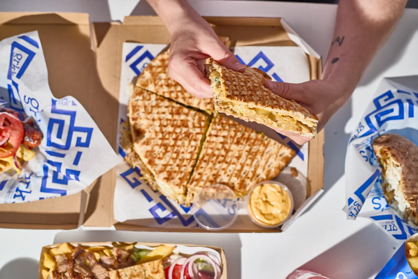 Smashed pita a GRK's-tól