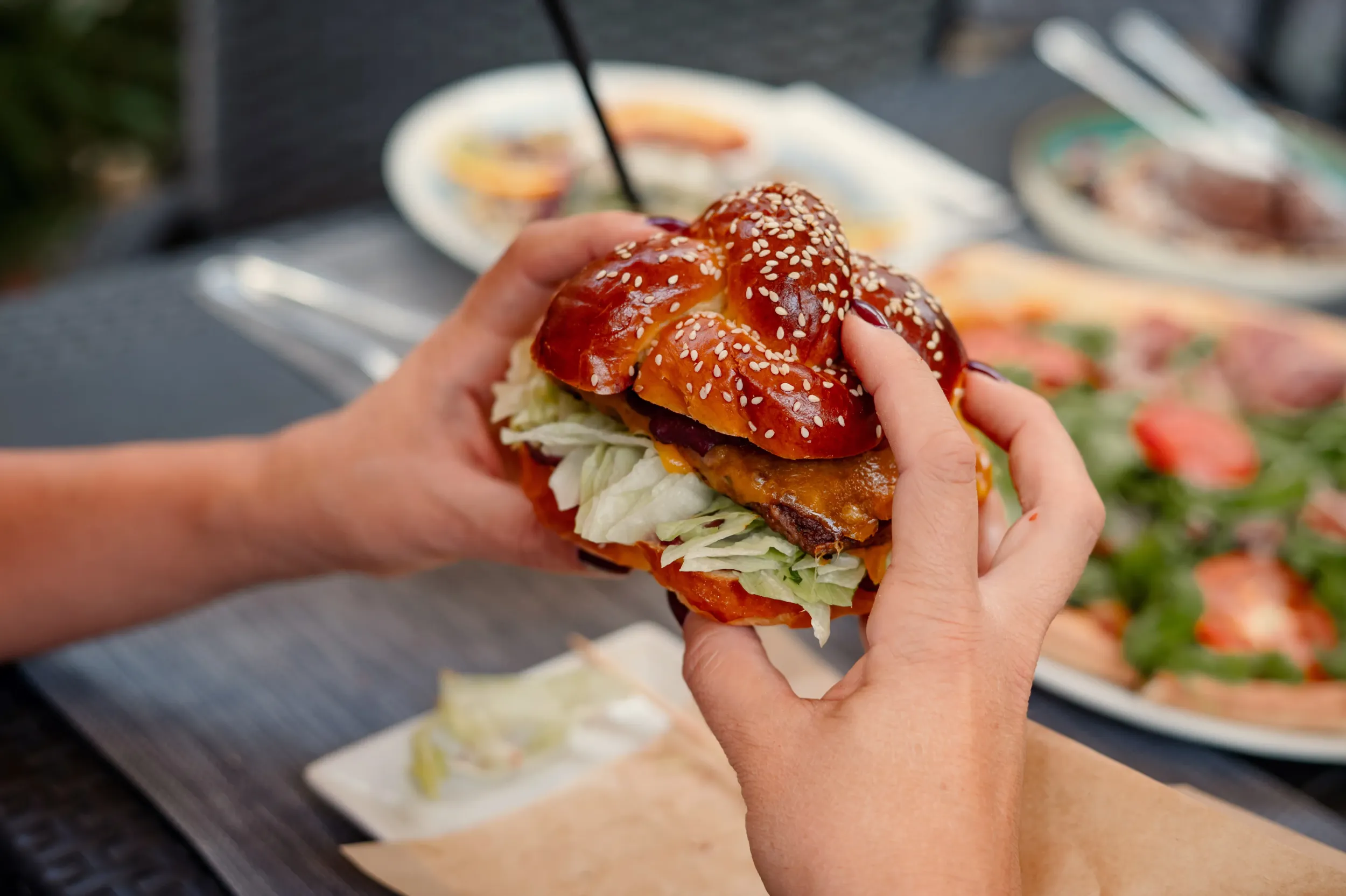 Kacsaburger briós buciban