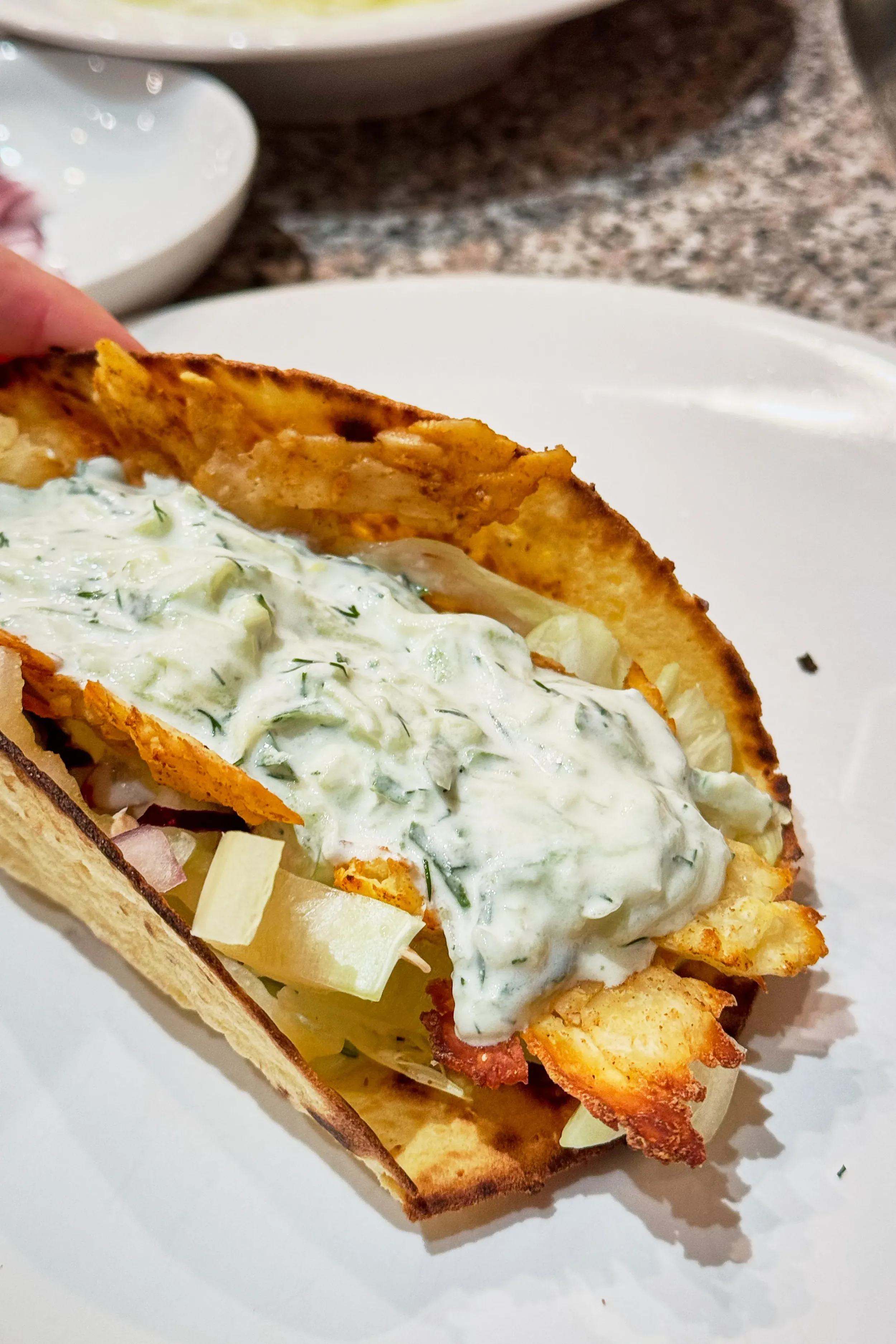 halloumi wrap