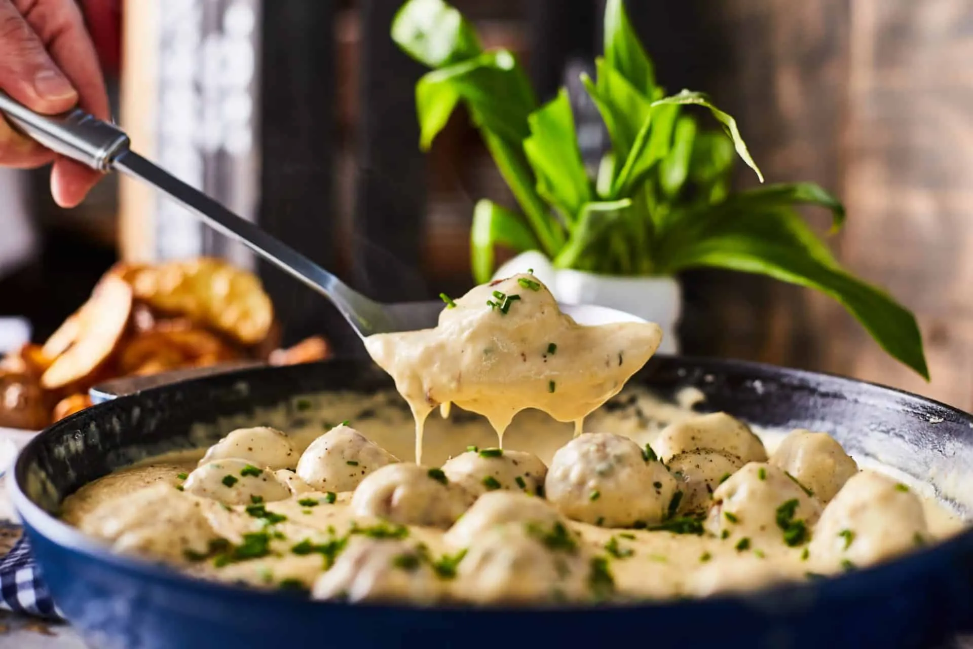 medvehagymás húsgolyó recept
