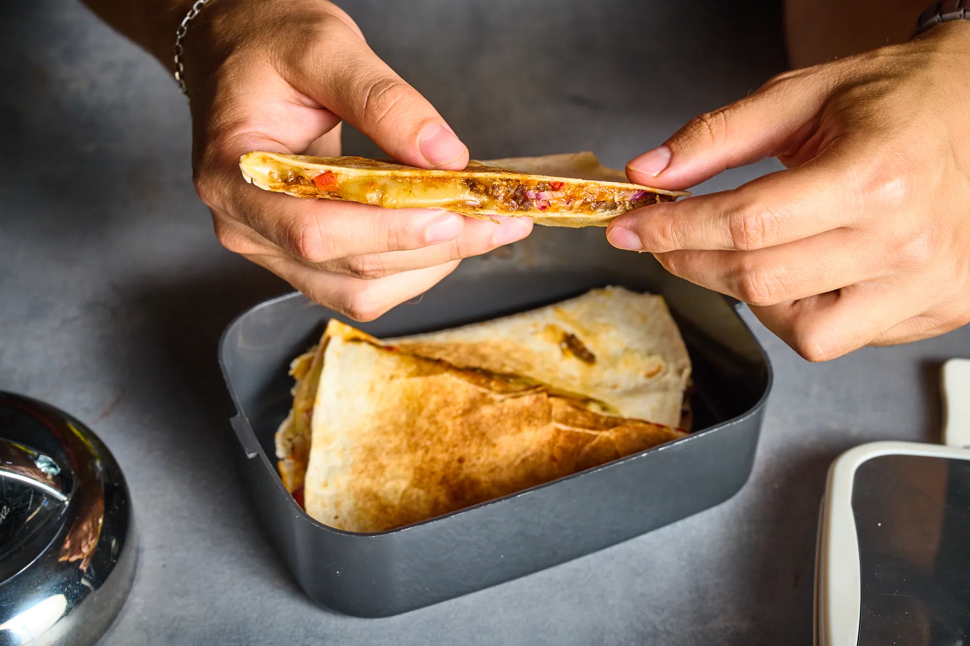 Marhás-sütőtökös quesadilla