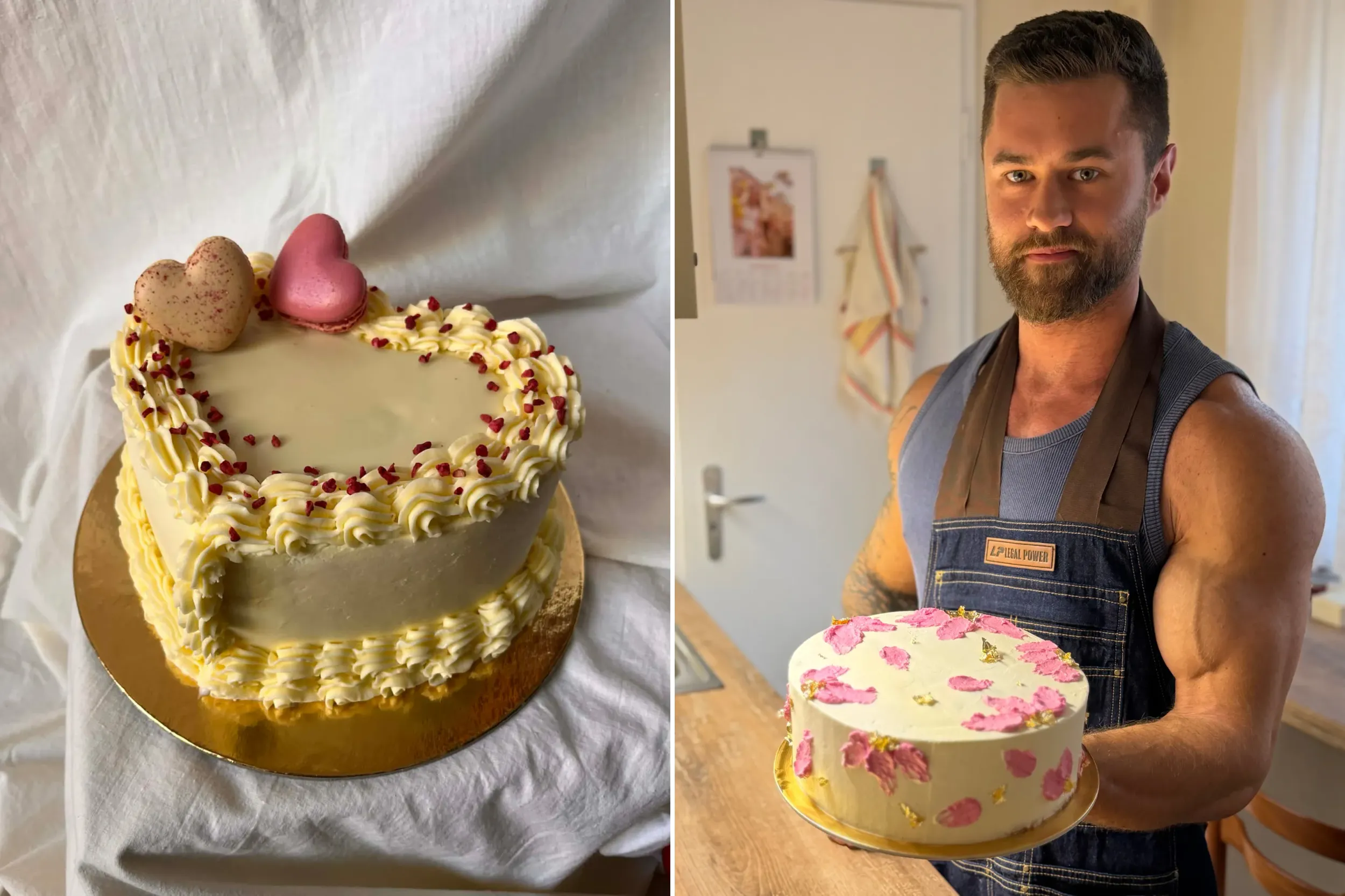 Tortasütés mellett gyúr a versenyformára Máté Andris, a testépítő-cukrász
