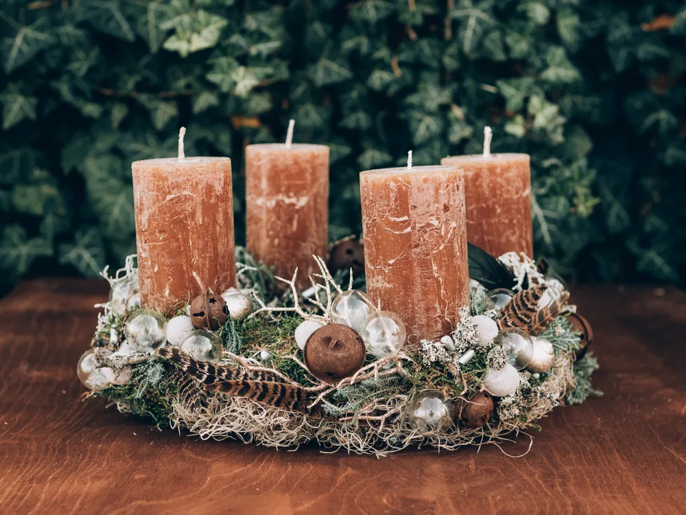 adventi koszorú, karácsony, diy, ünnep