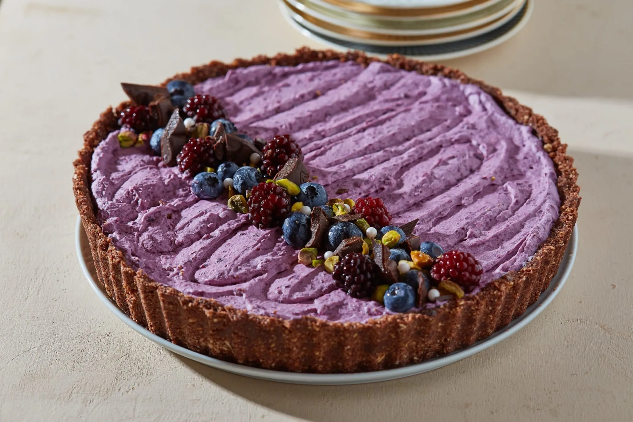 Áfonyás tarte