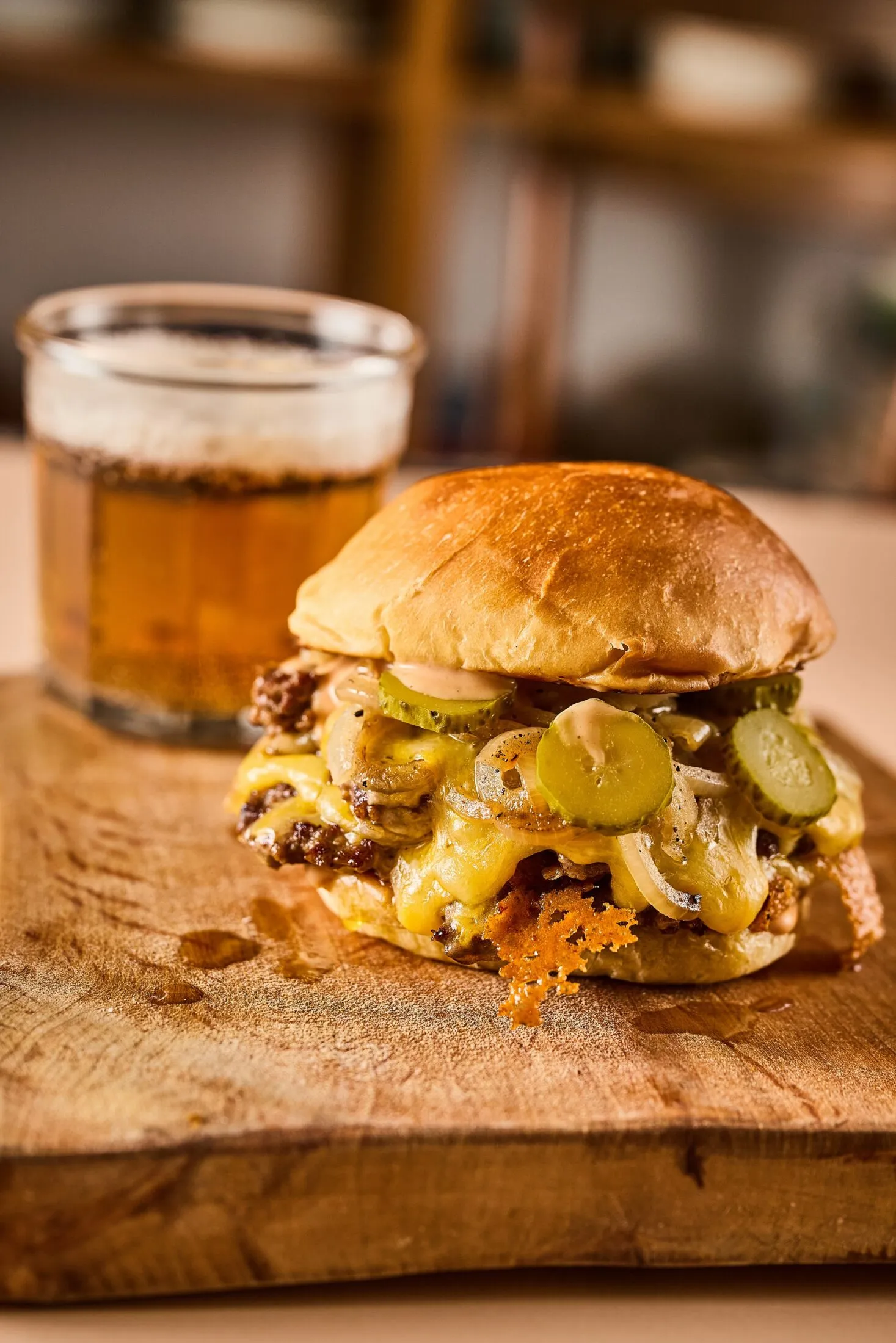 Alap smashed burger recept, smashed burger otthon