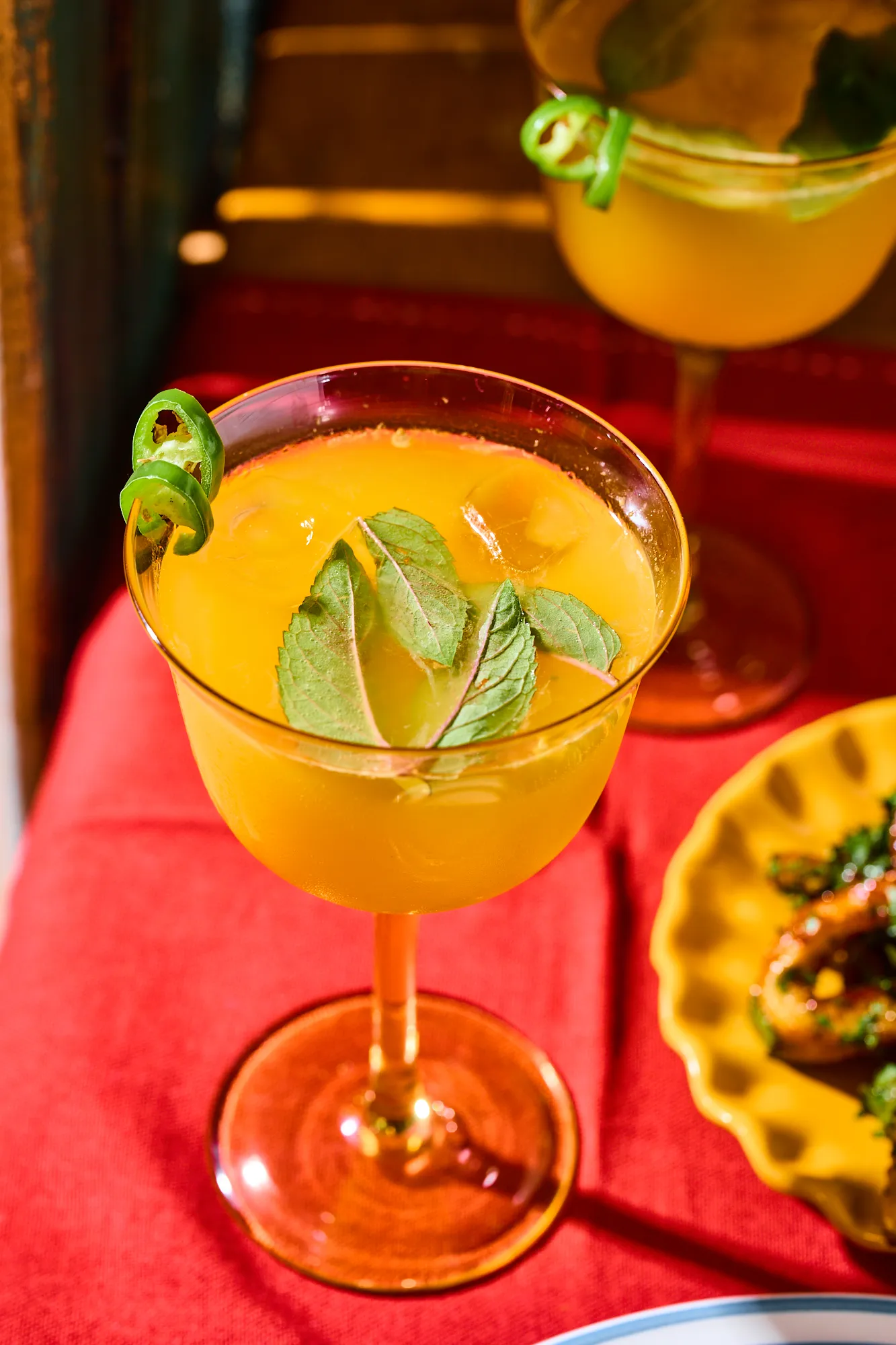 Alkoholmentes klementines koktél chilivel és lime-mal