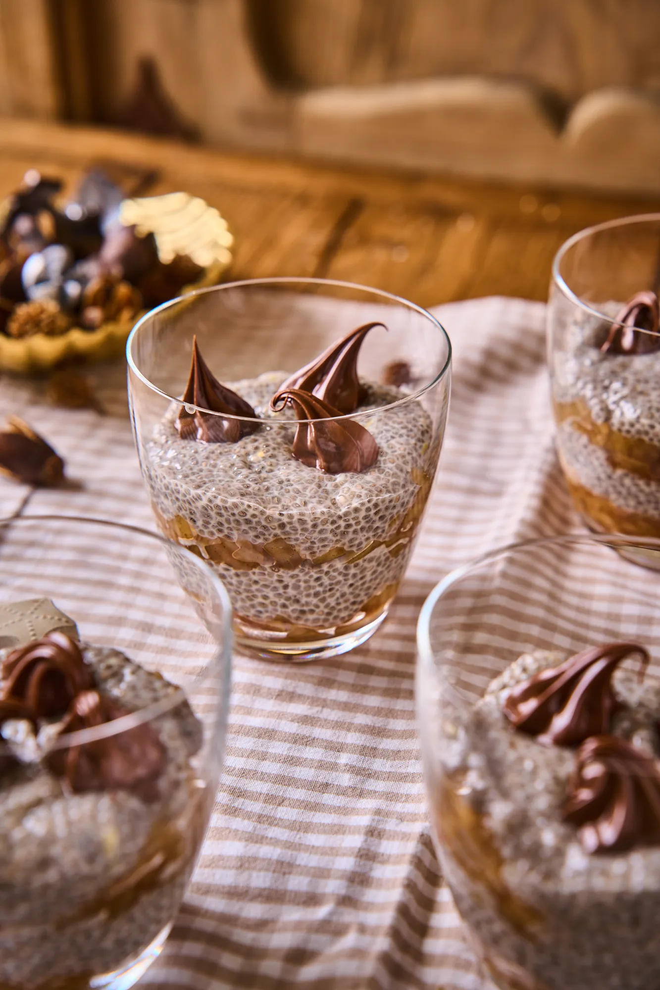 Almás-fahéjas chiapuding NUTELLA®-val