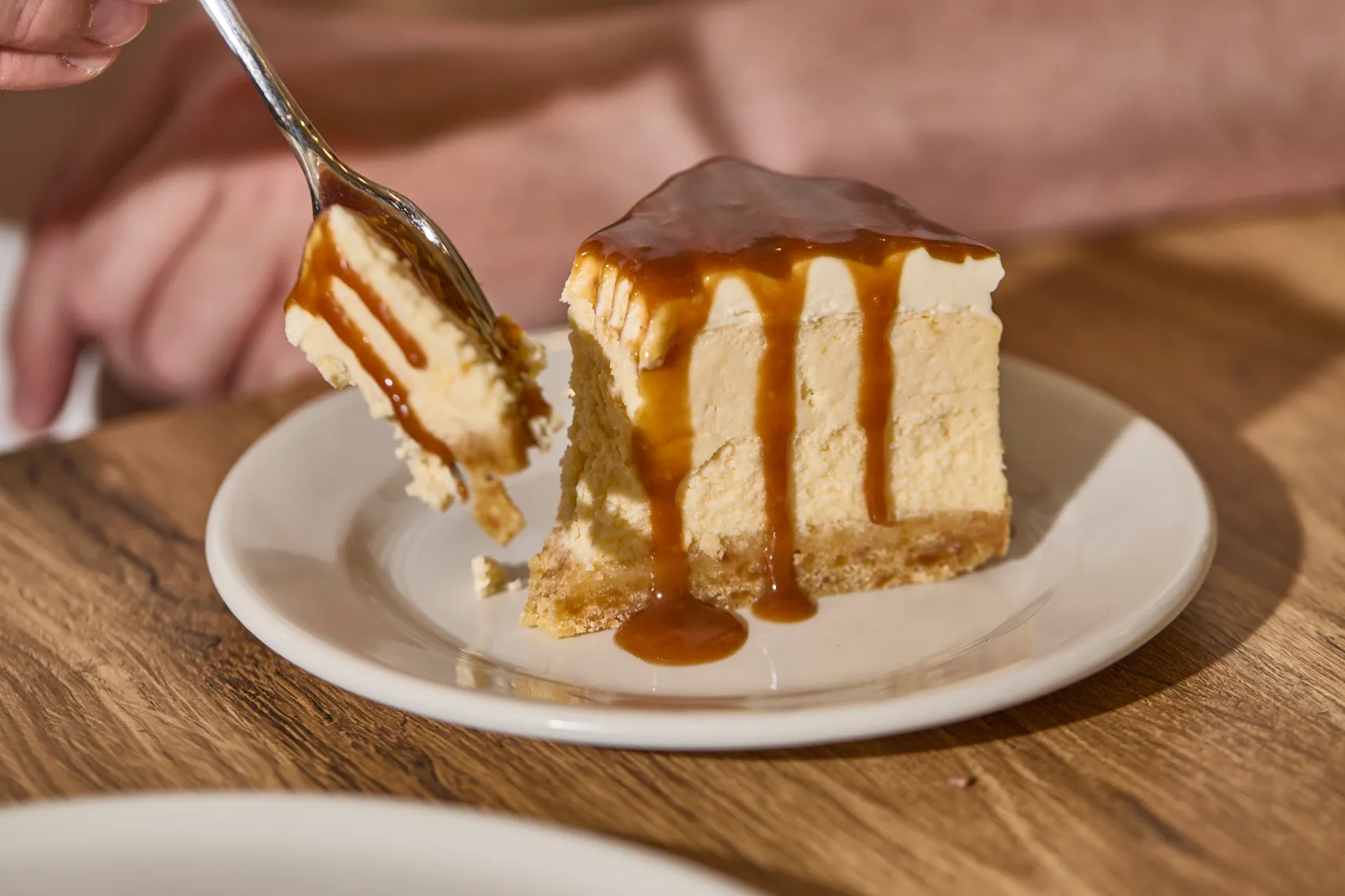 Sajttorta az Apricot Coffee-ban