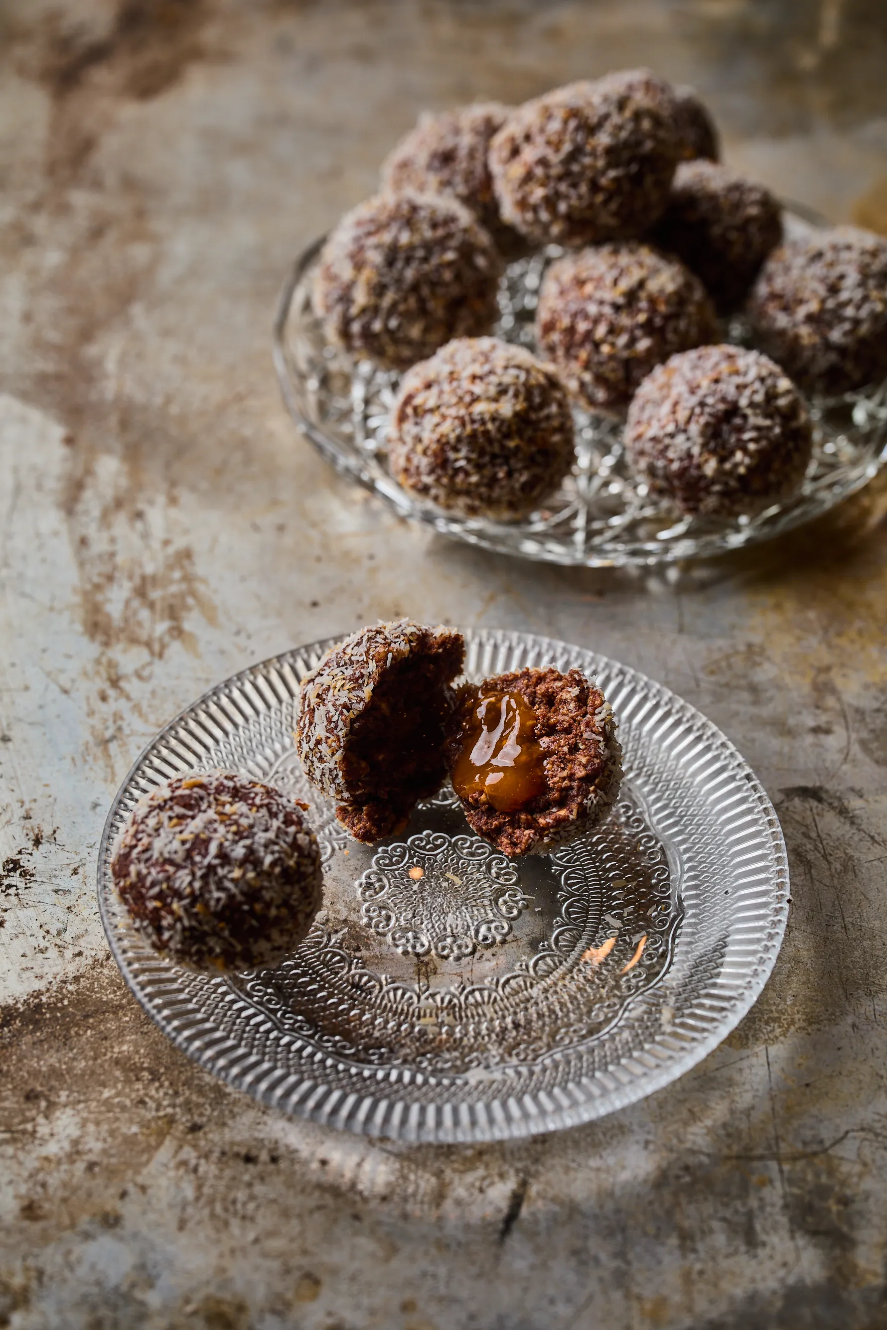 Baracklekváros kókuszgolyó