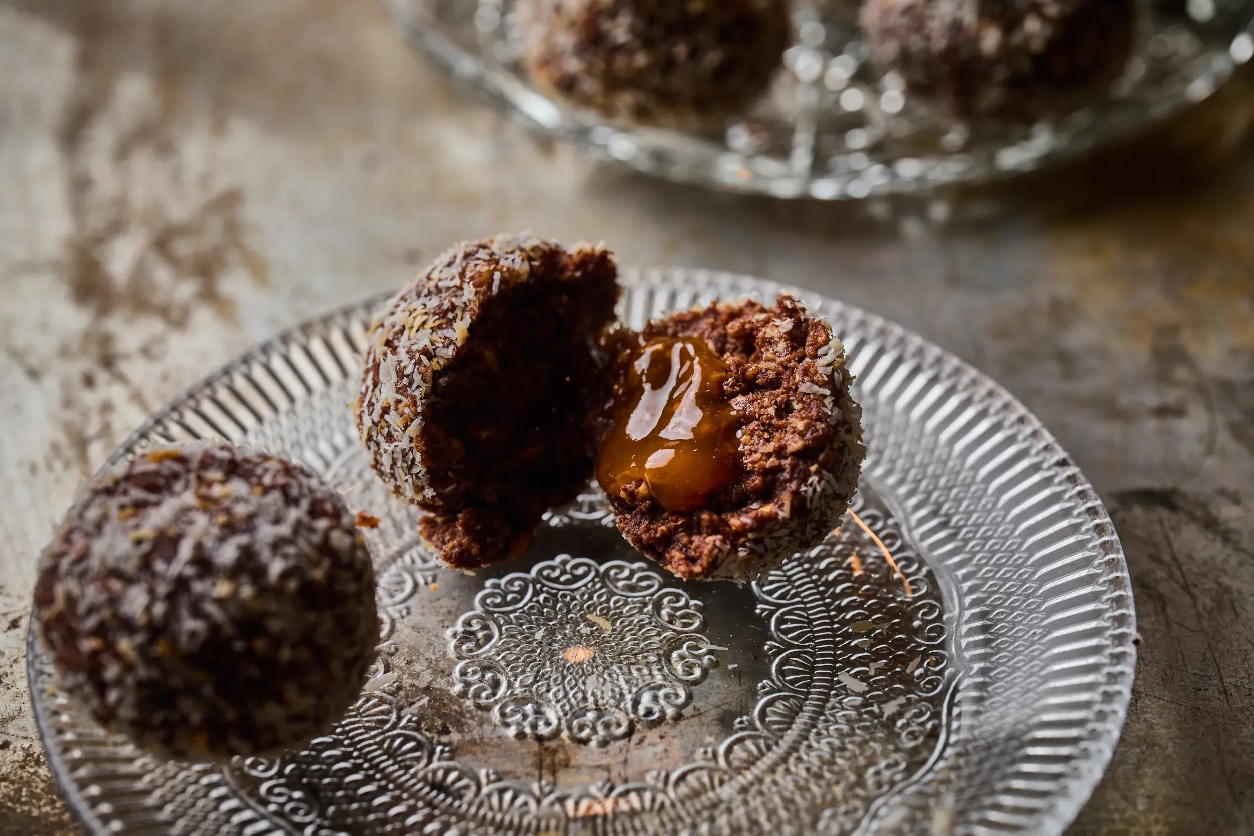 Baracklekváros kókuszgolyó