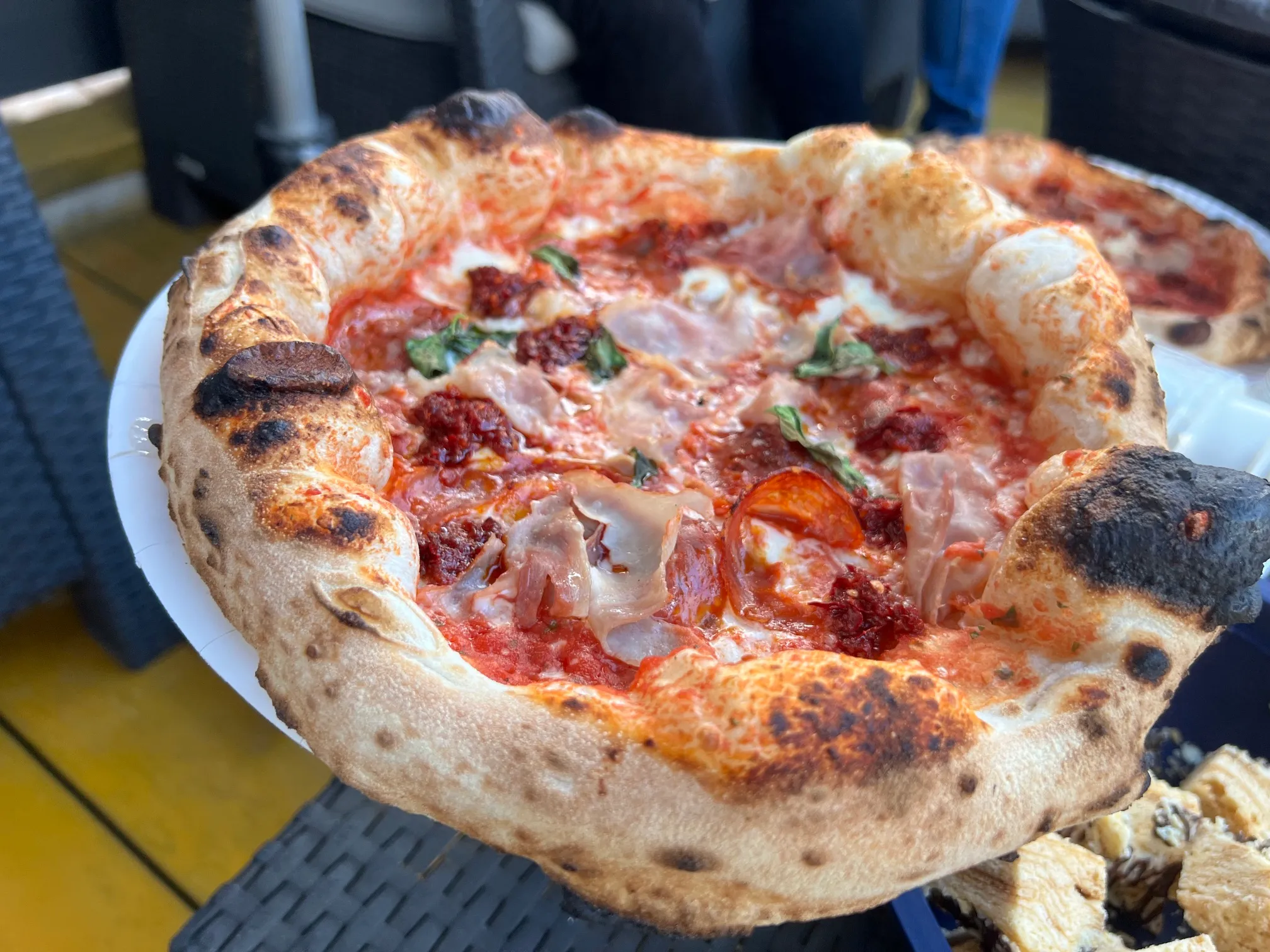 biga alapú pizza