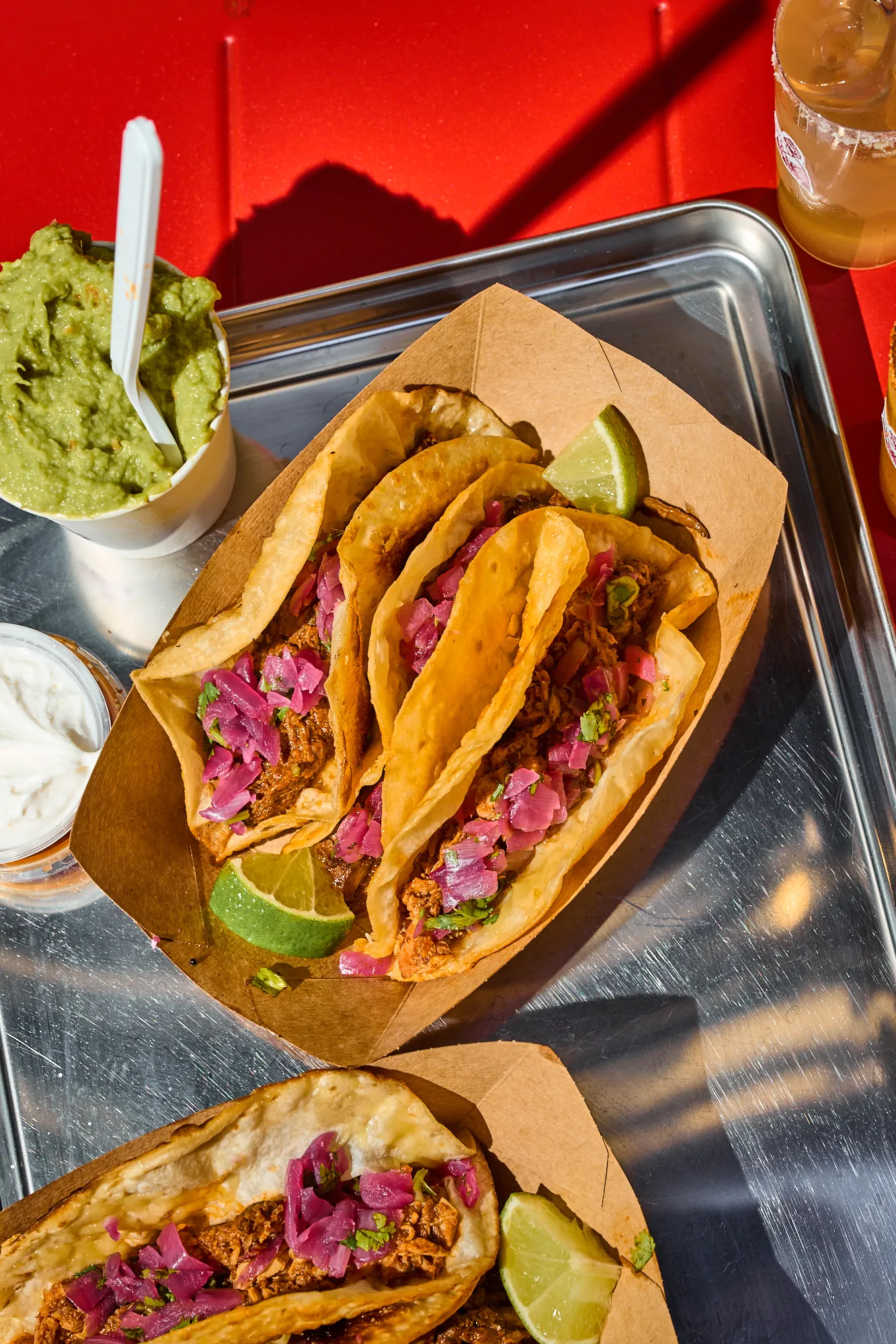 A #1 Birria Taco megterített asztala