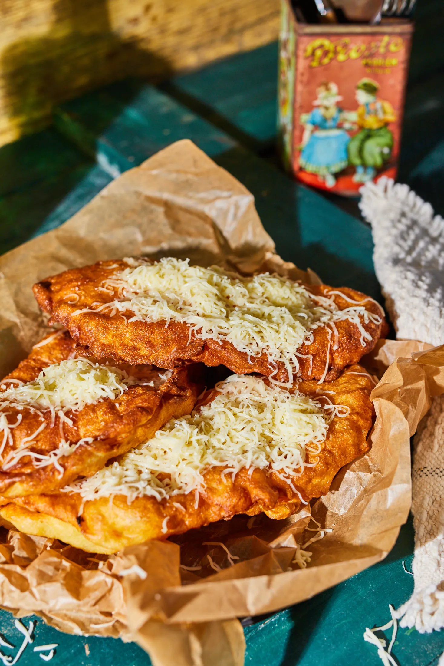 bolognai raguval töltött lángos