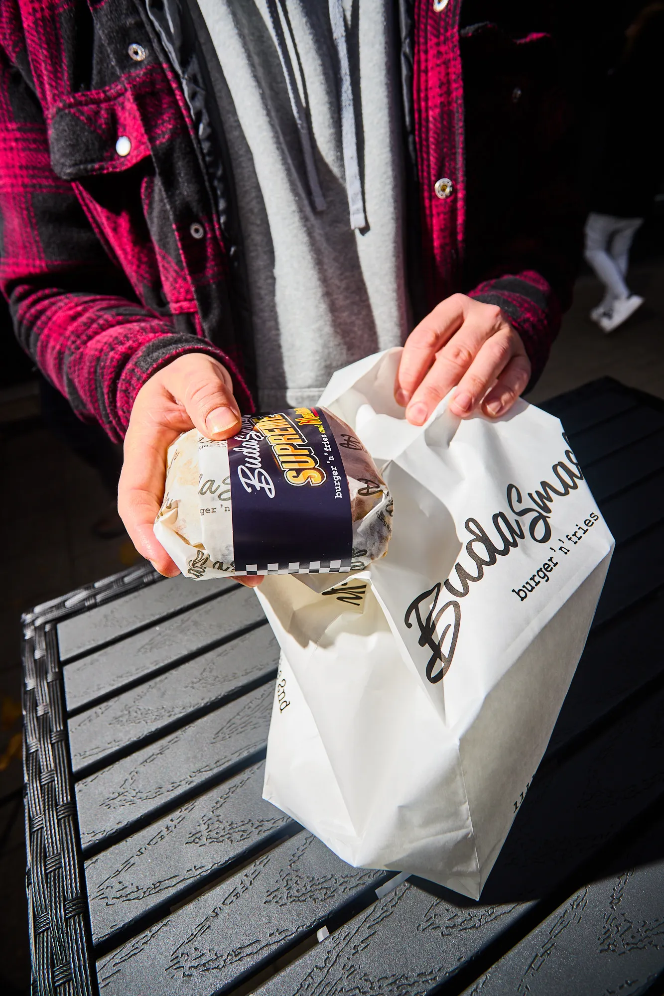 Supreme burger a BudaSmash étlapjáról