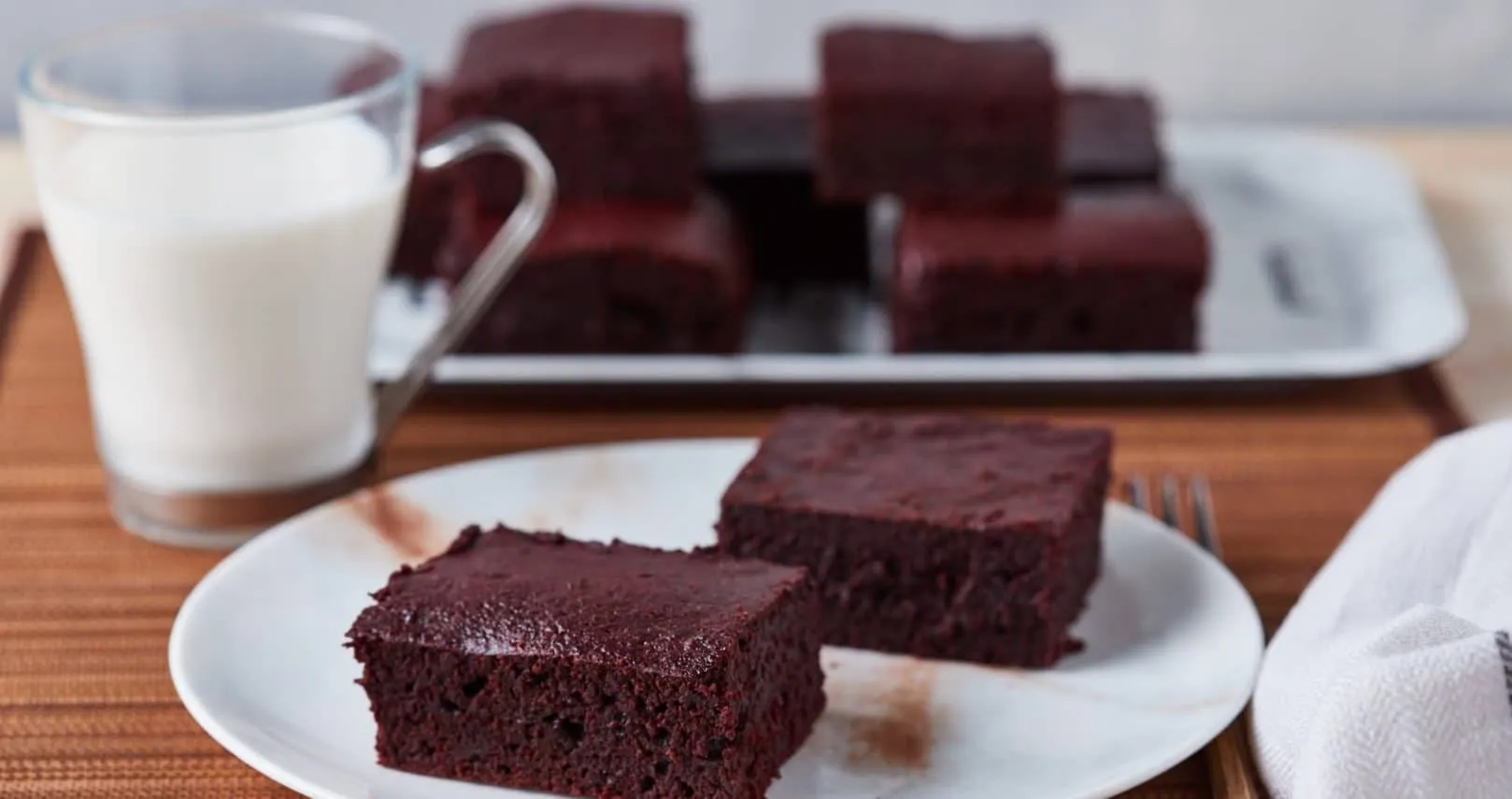 Céklás ételek - brownie