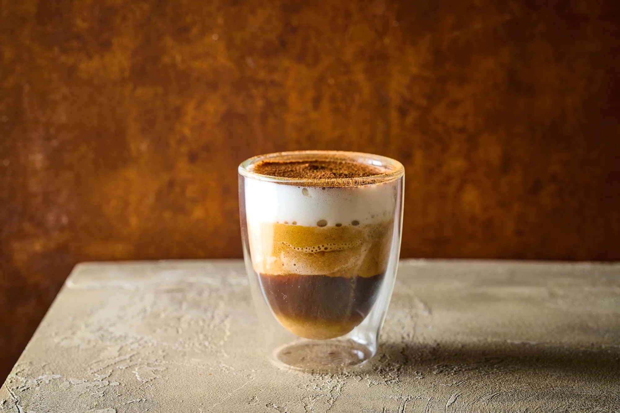Pumpkin spice tejhabos cappuccino