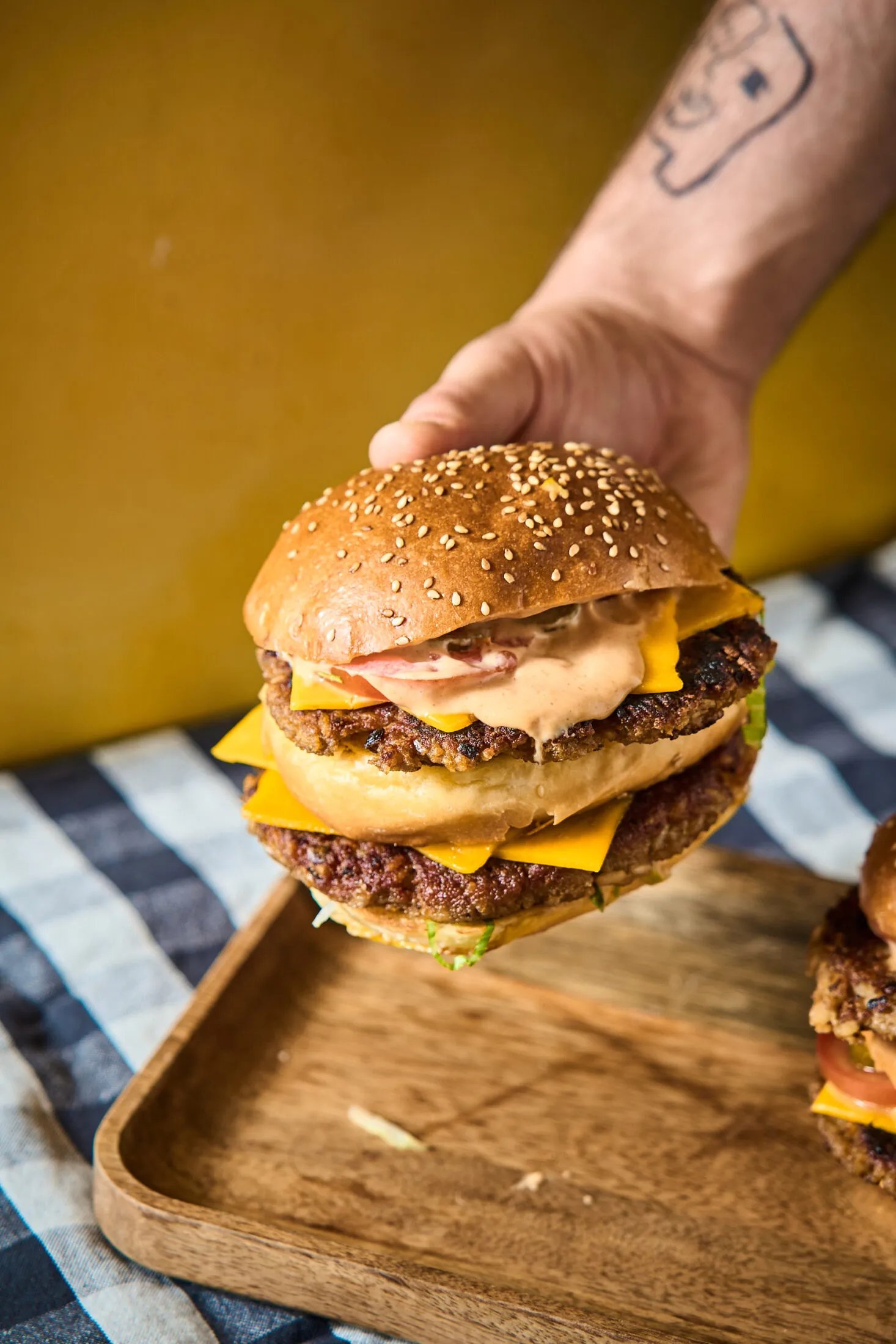 dupla-sajtos-gombaburger