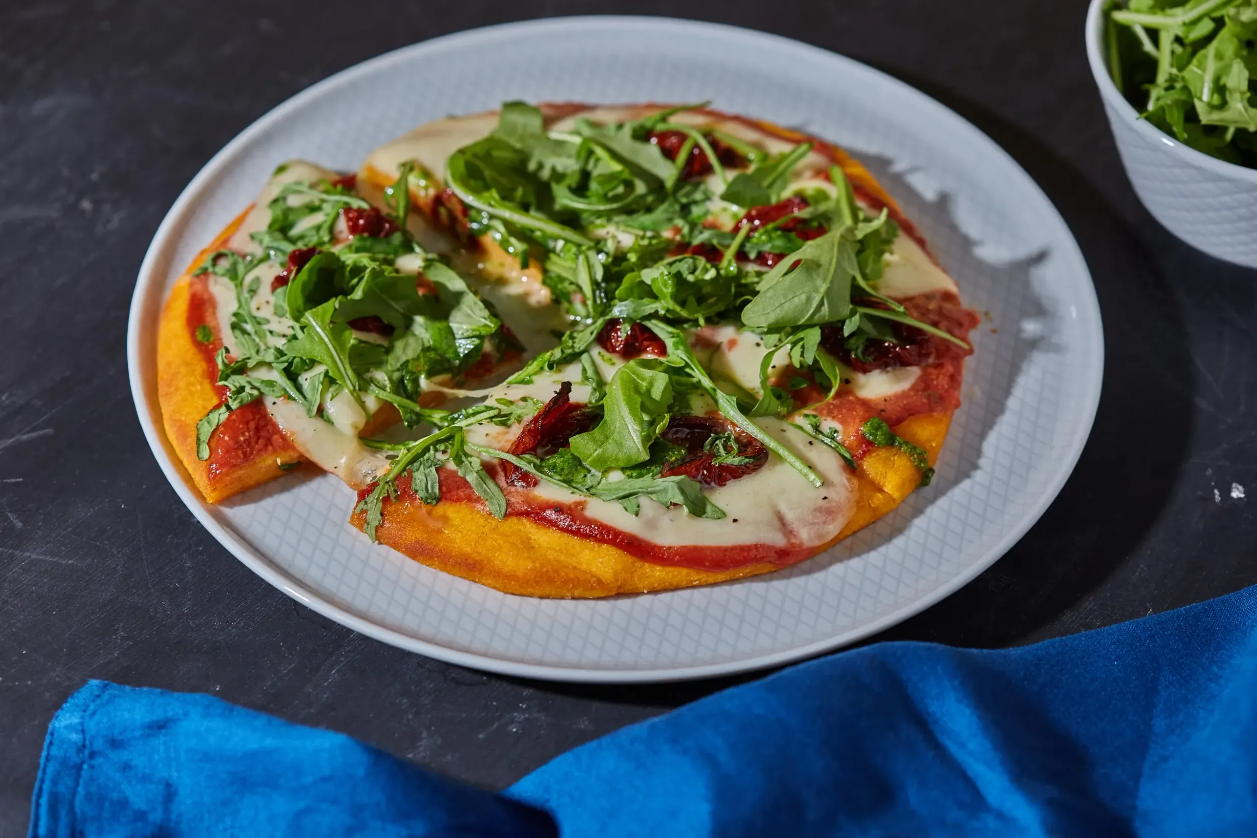 Édesburgonya-pizza