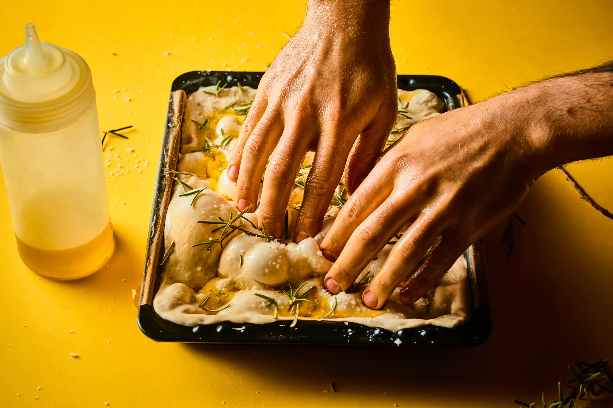 Alap élesztős focaccia