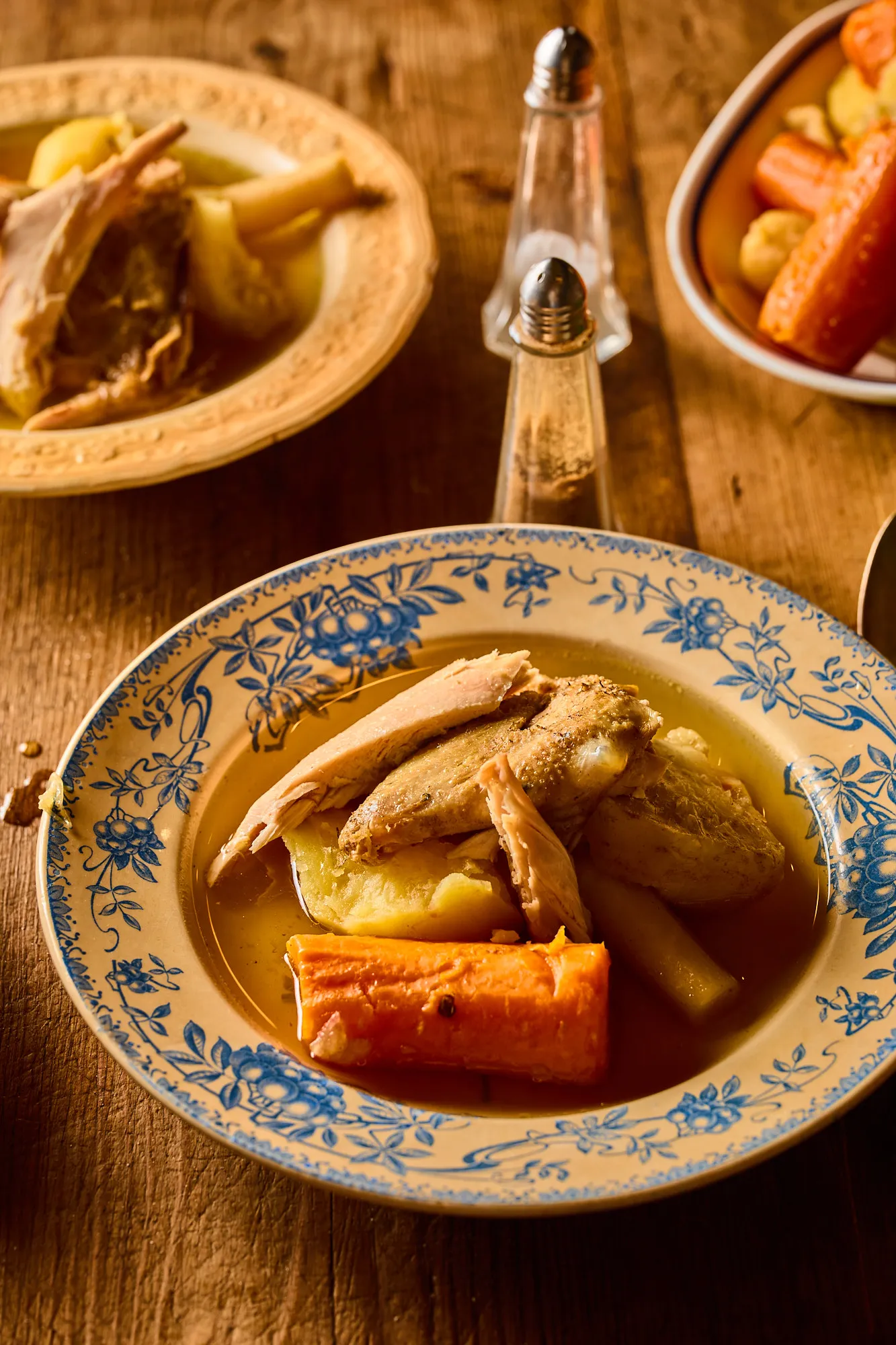 Fácánleves zöldségekkel