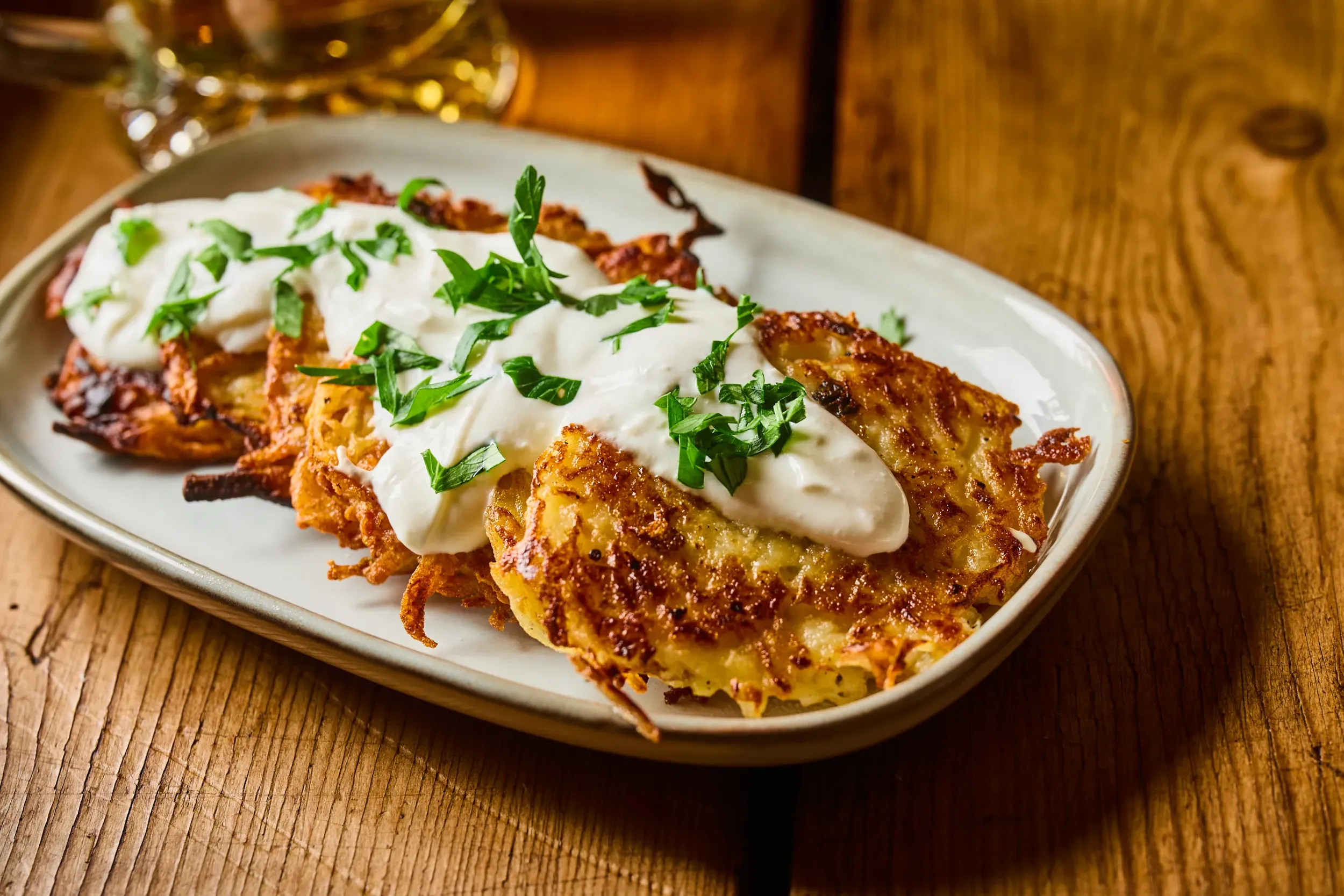 Fokhagymás röszti tejföllel