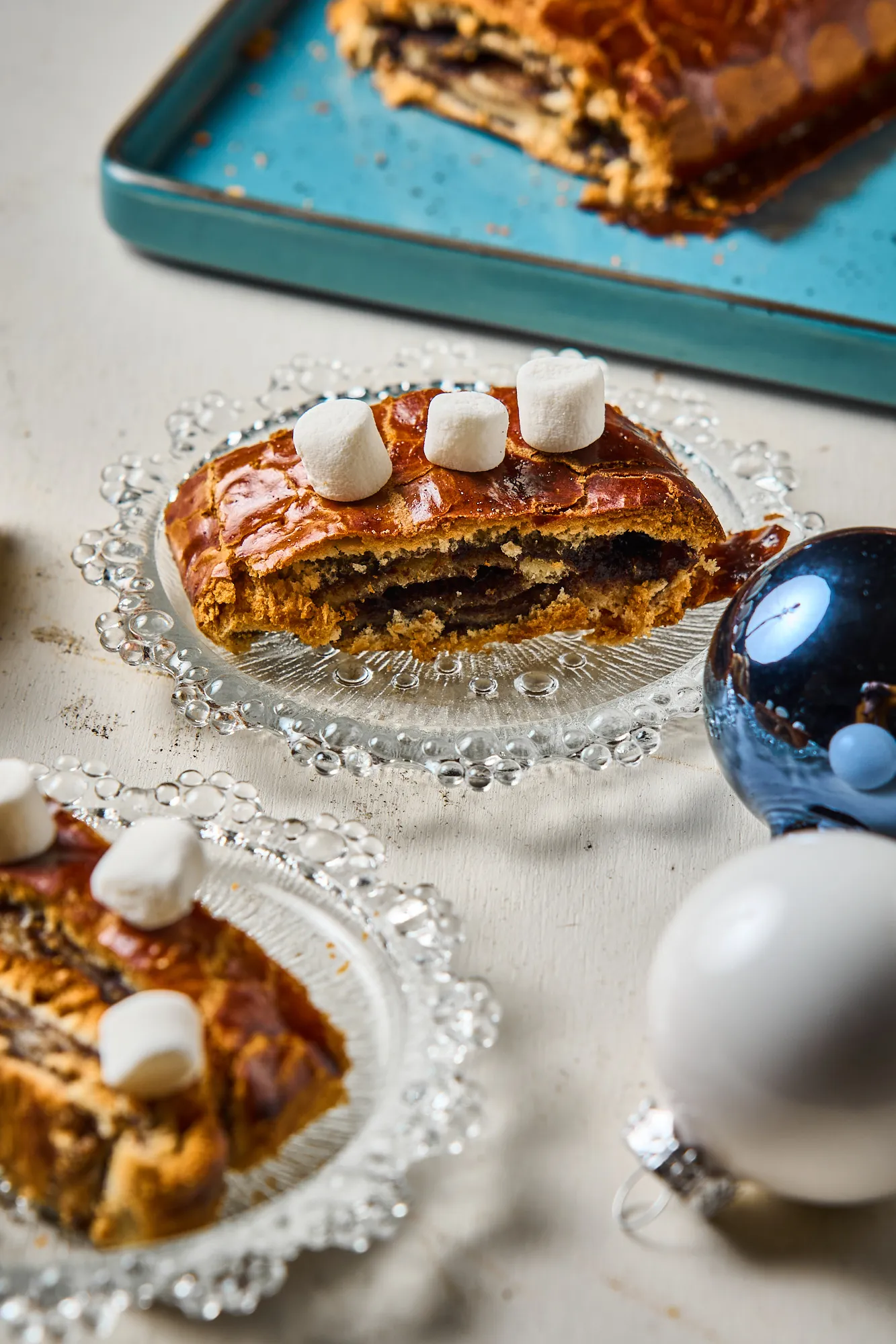 Forró csoki bejgli mályvacukorral