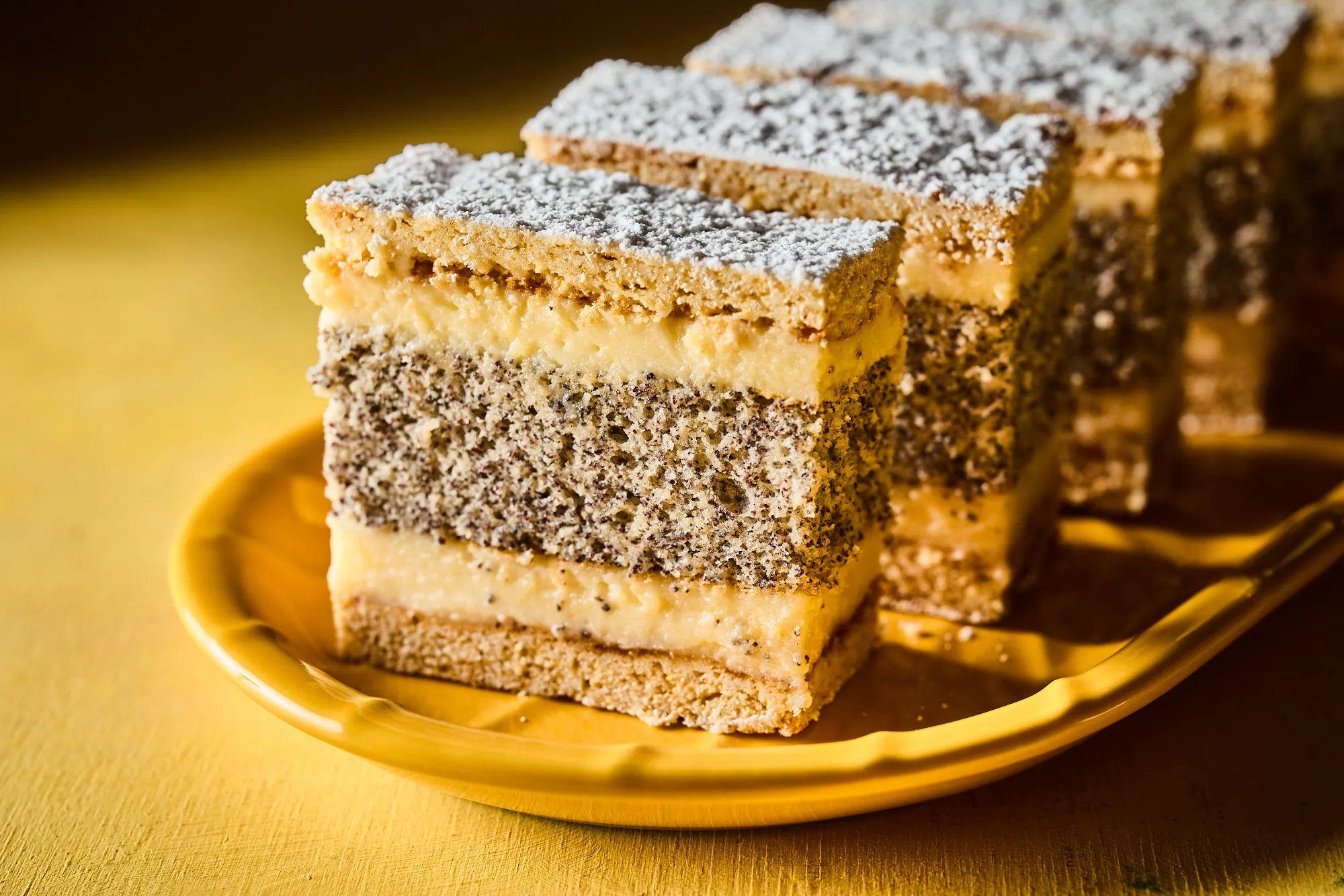 Francia mákos krémes