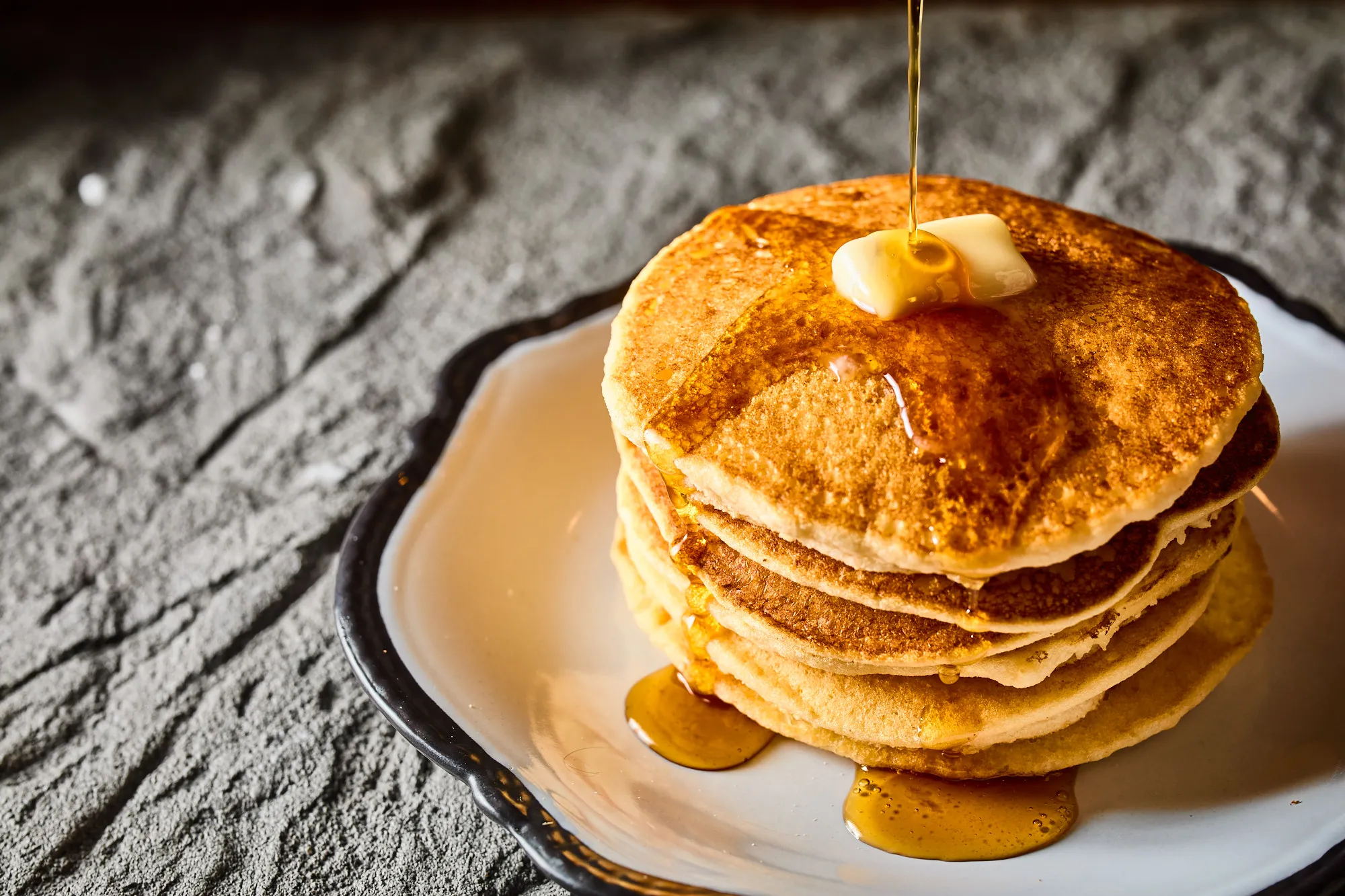 Gluténmentes amerikai palacsinta juharsziruppal