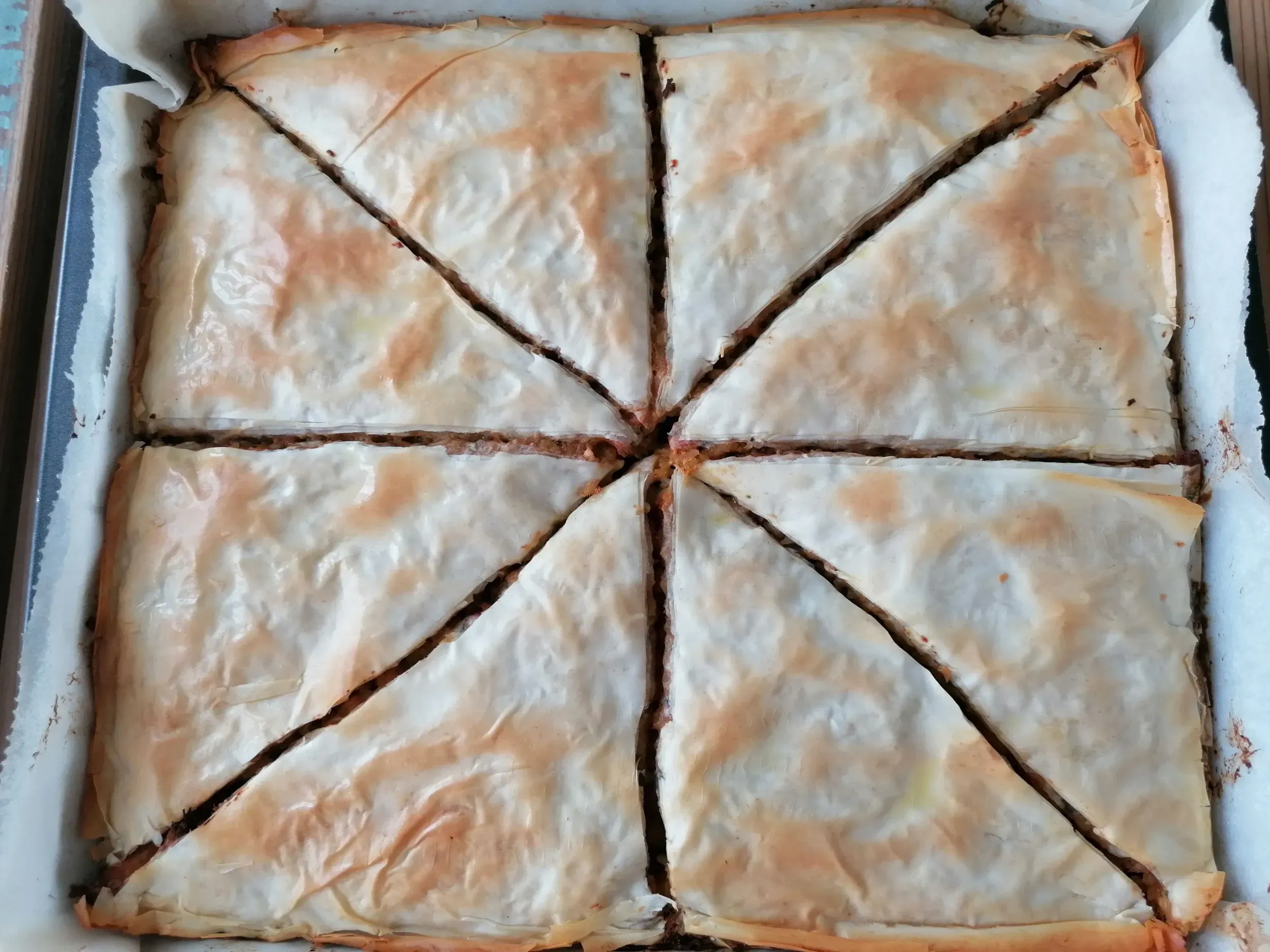görög húsos pite