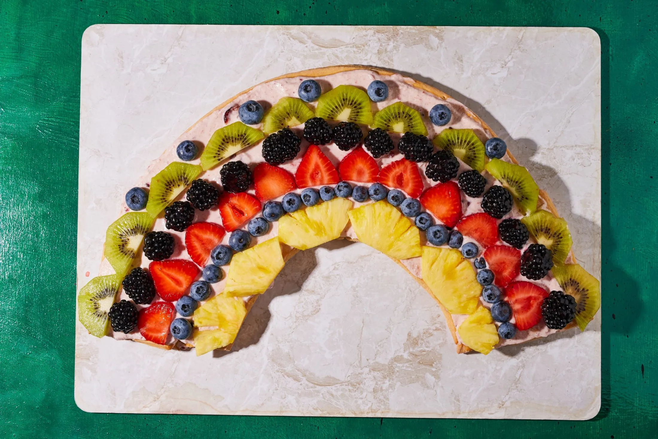 Szivárványpizza