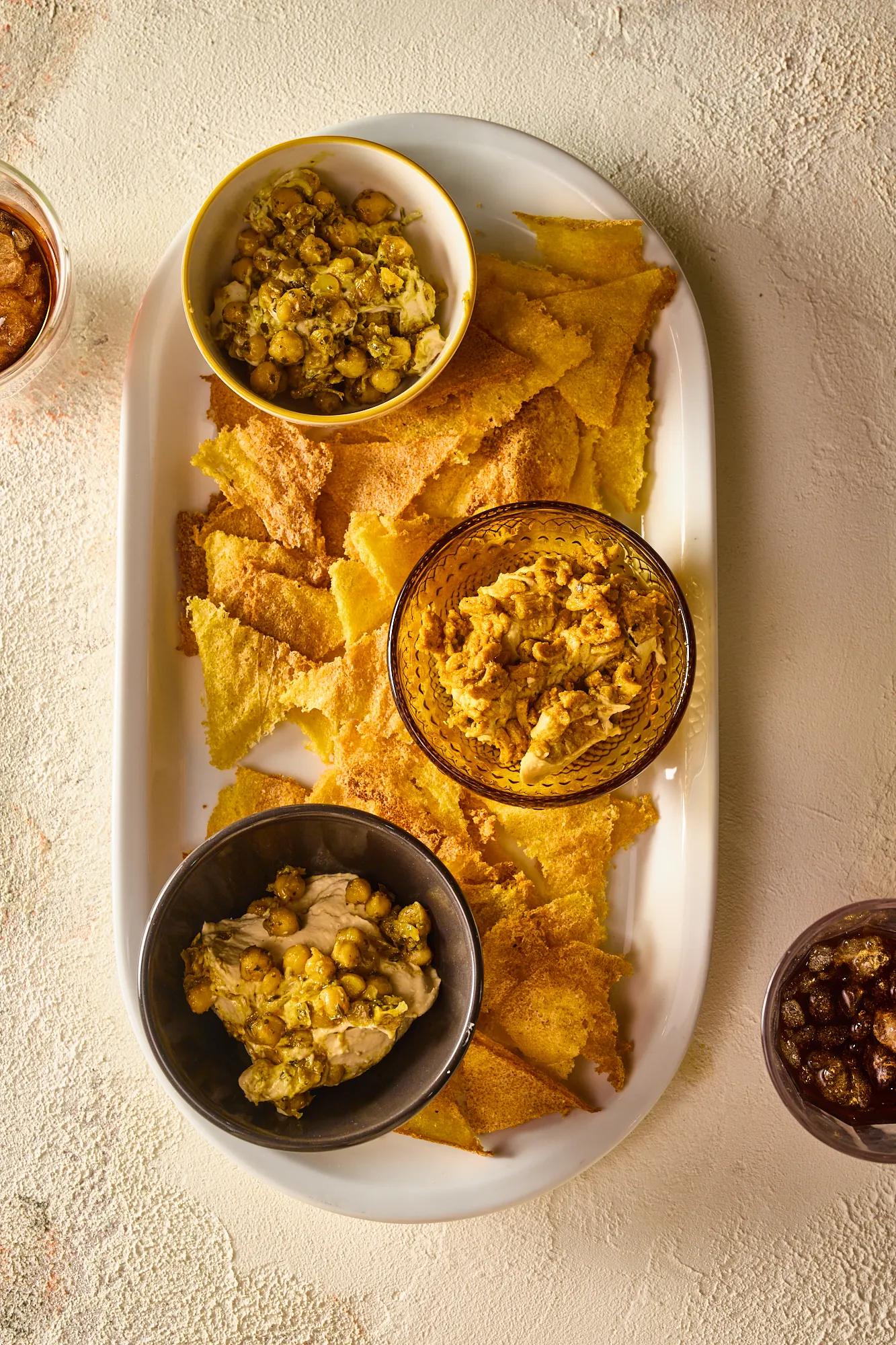 Házi tortilla chips mártogatósokkal
