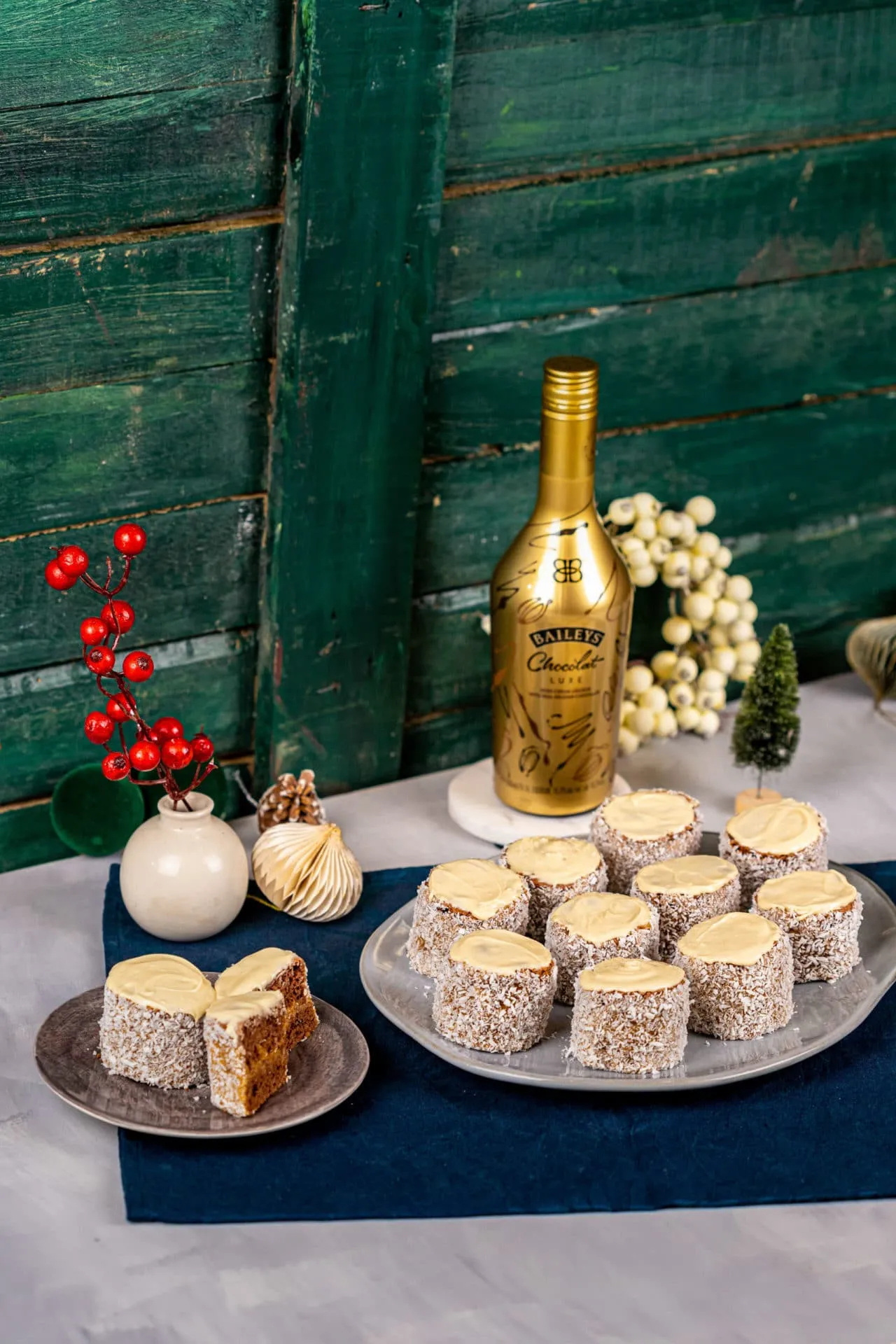 Baileyses krémmel töltött hólabda