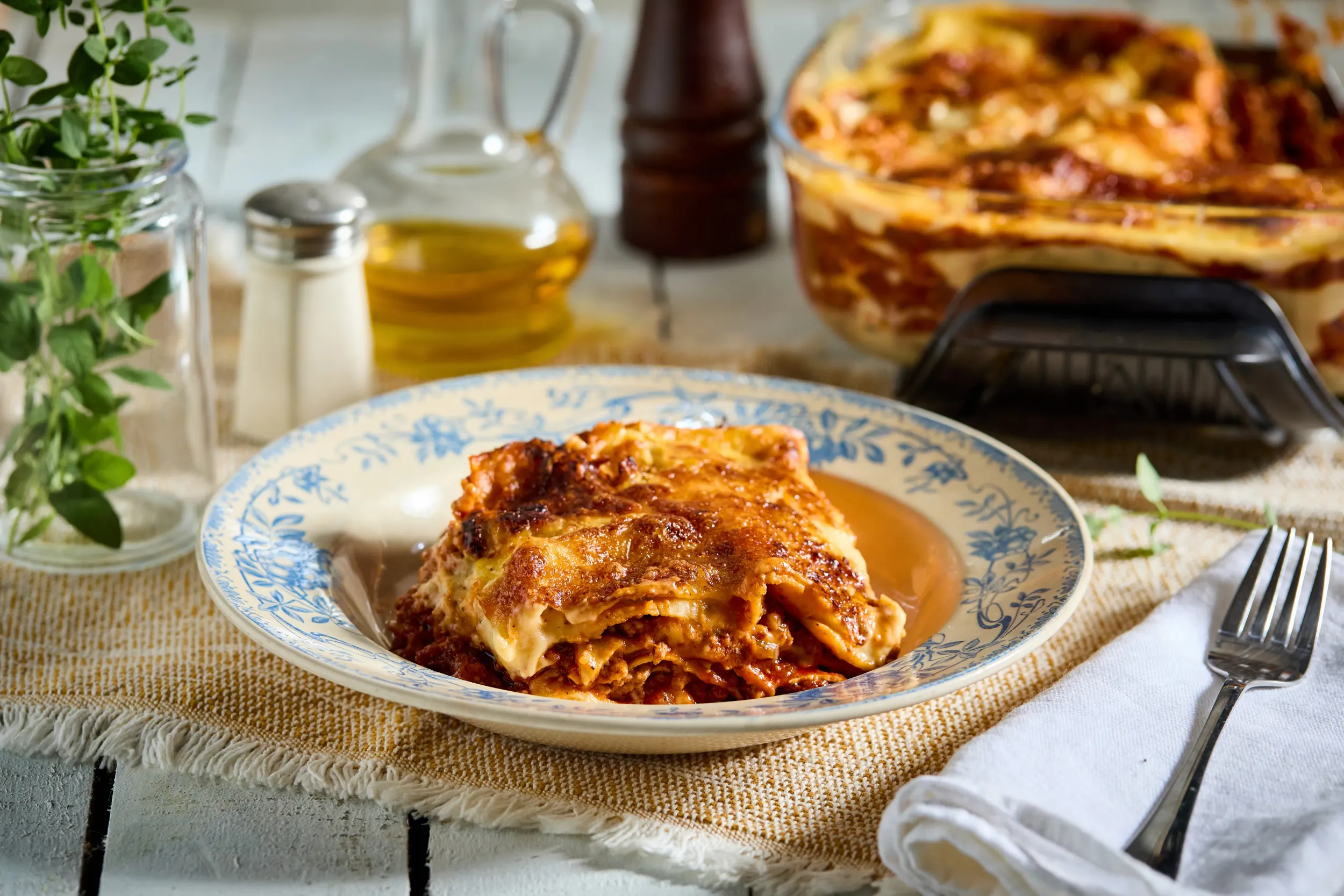 Jalapenós-baconös lasagne