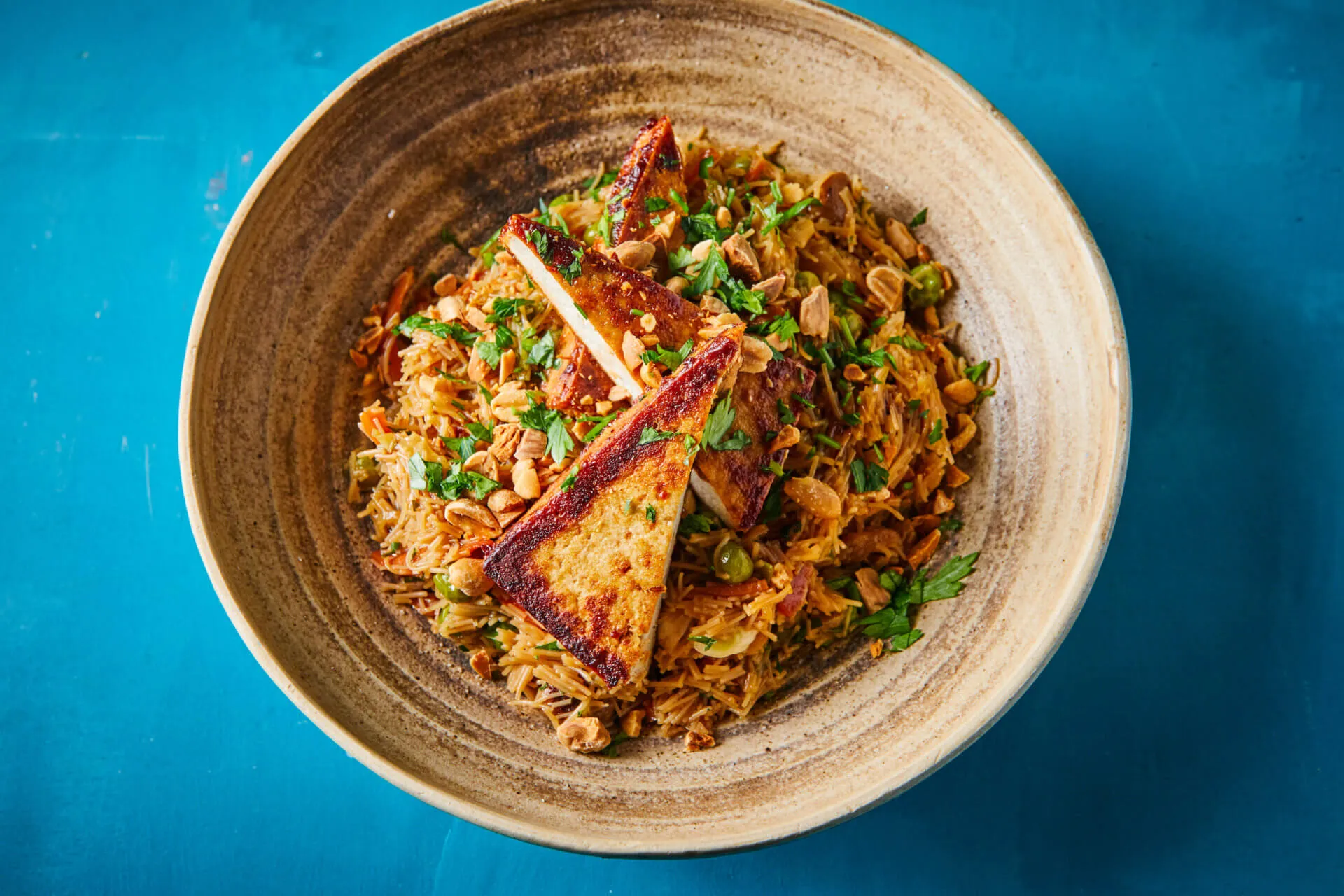 karamellizált tofu vega kaják