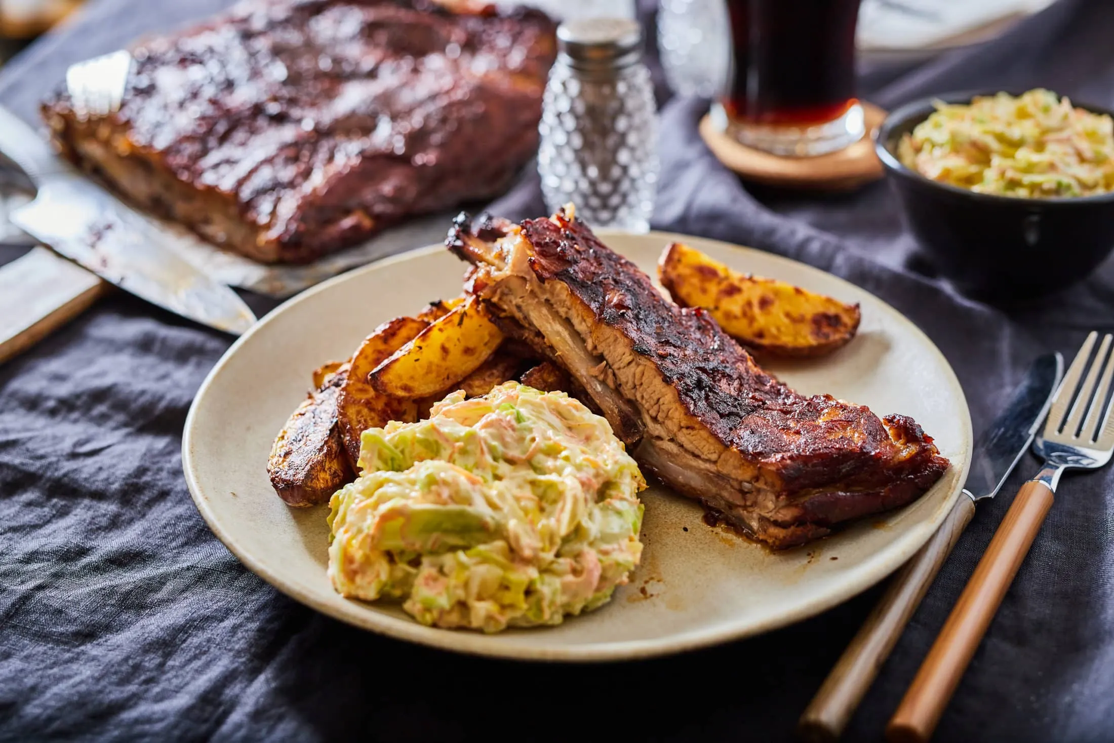 Kávés BBQ oldalas