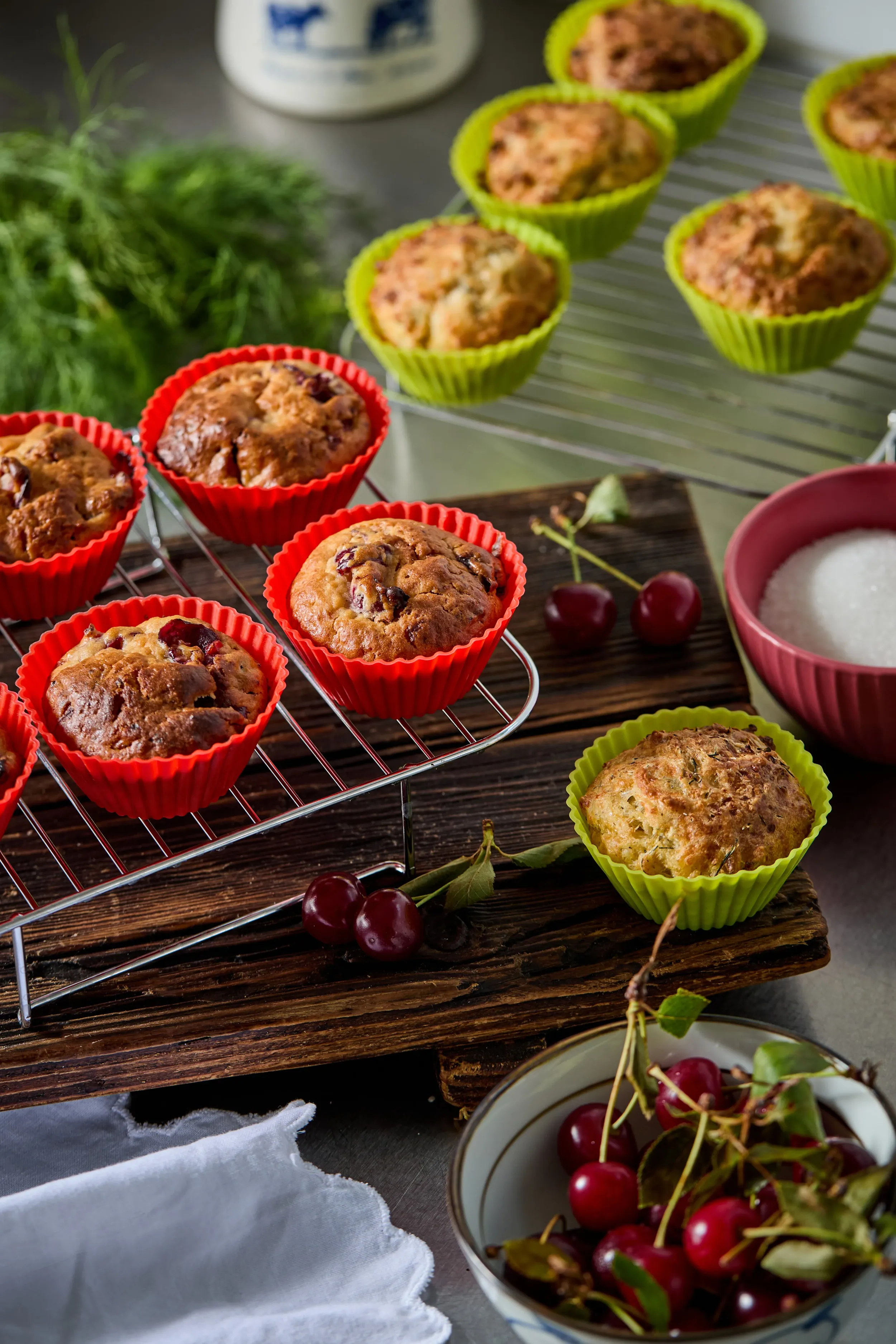 Kétarcú túrós muffin