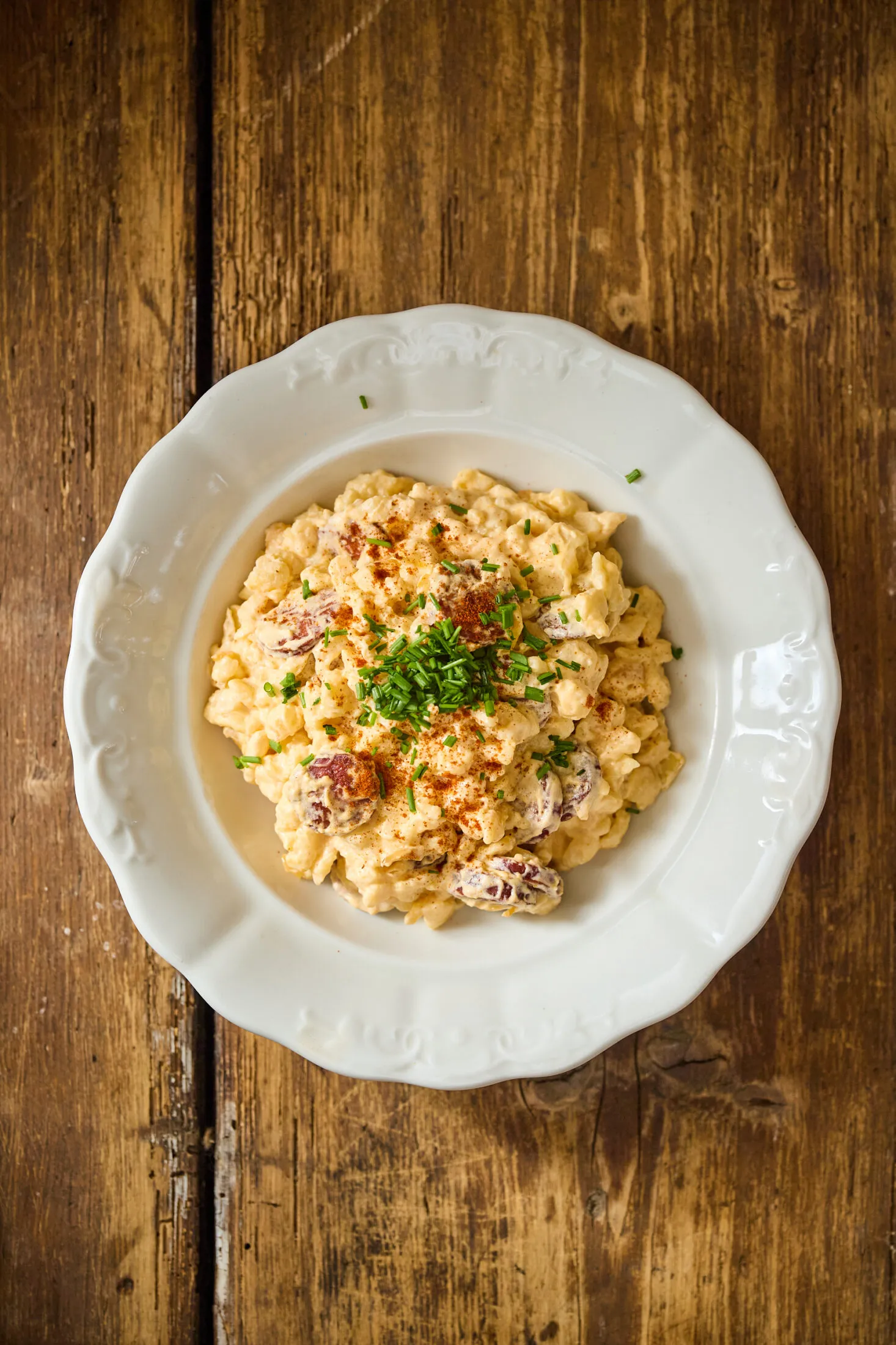 Kolbászos nokedli 2