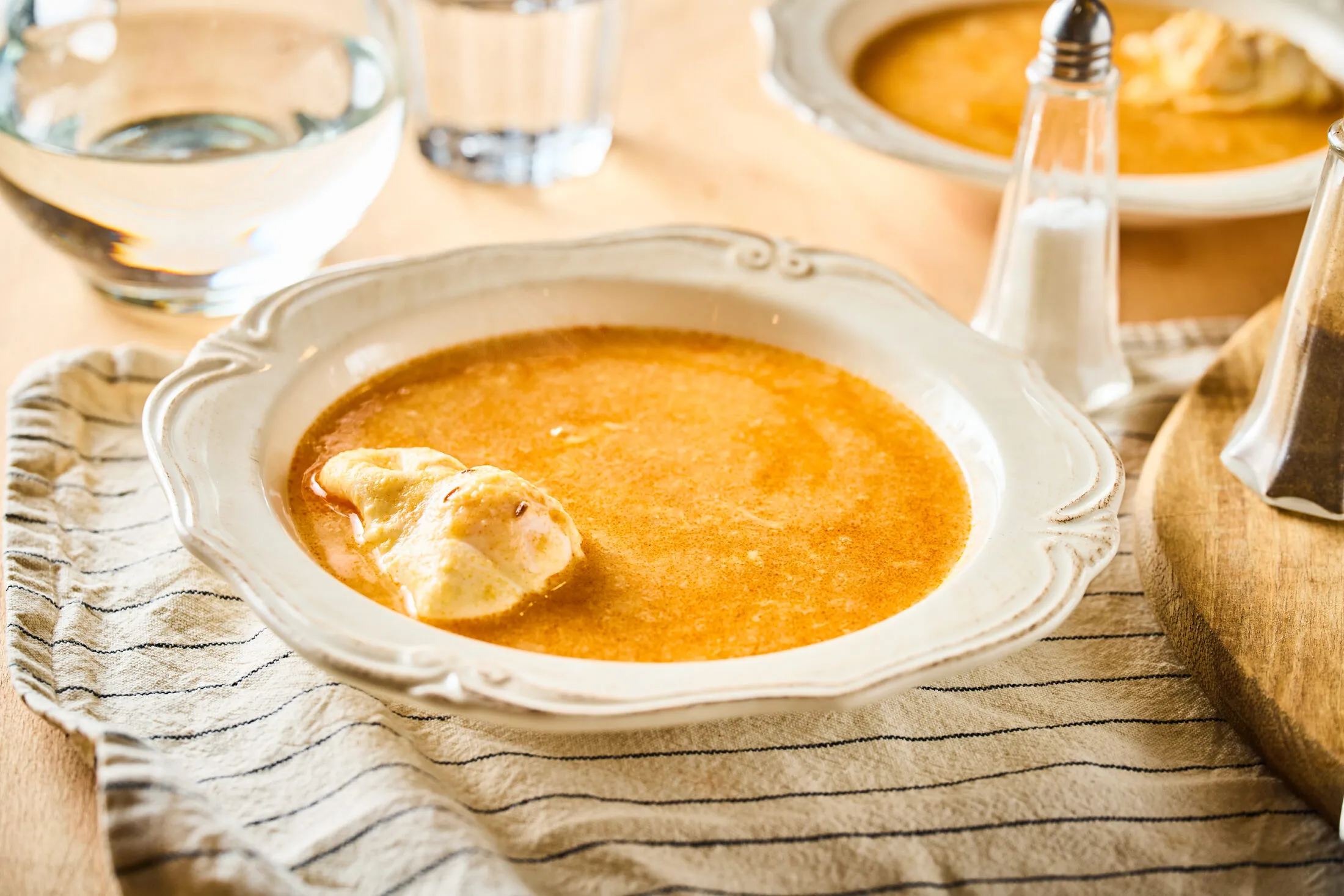 Köménymagos tojásleves recept