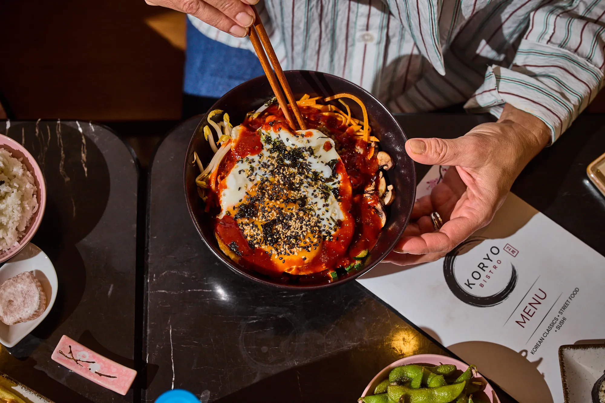 Bibimbap, ahogyan a Koryo Bistro készíti