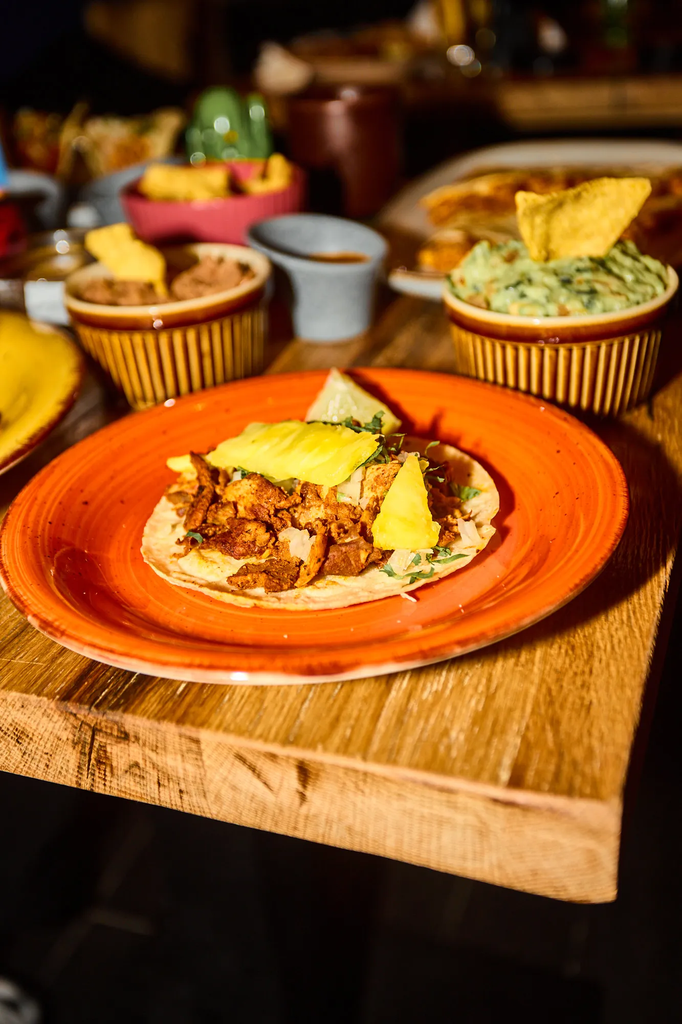 A La Chiquita Taquería tacos al pastora