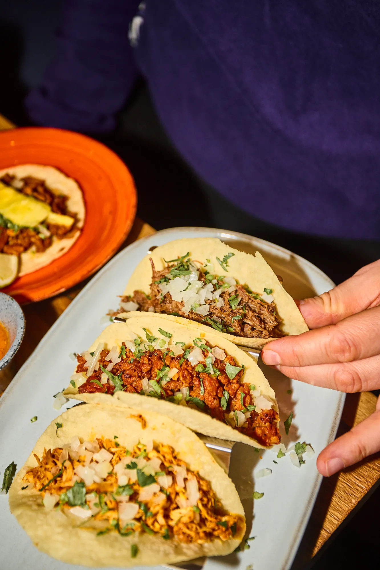 Tacók a La Chiquita Taqueríában