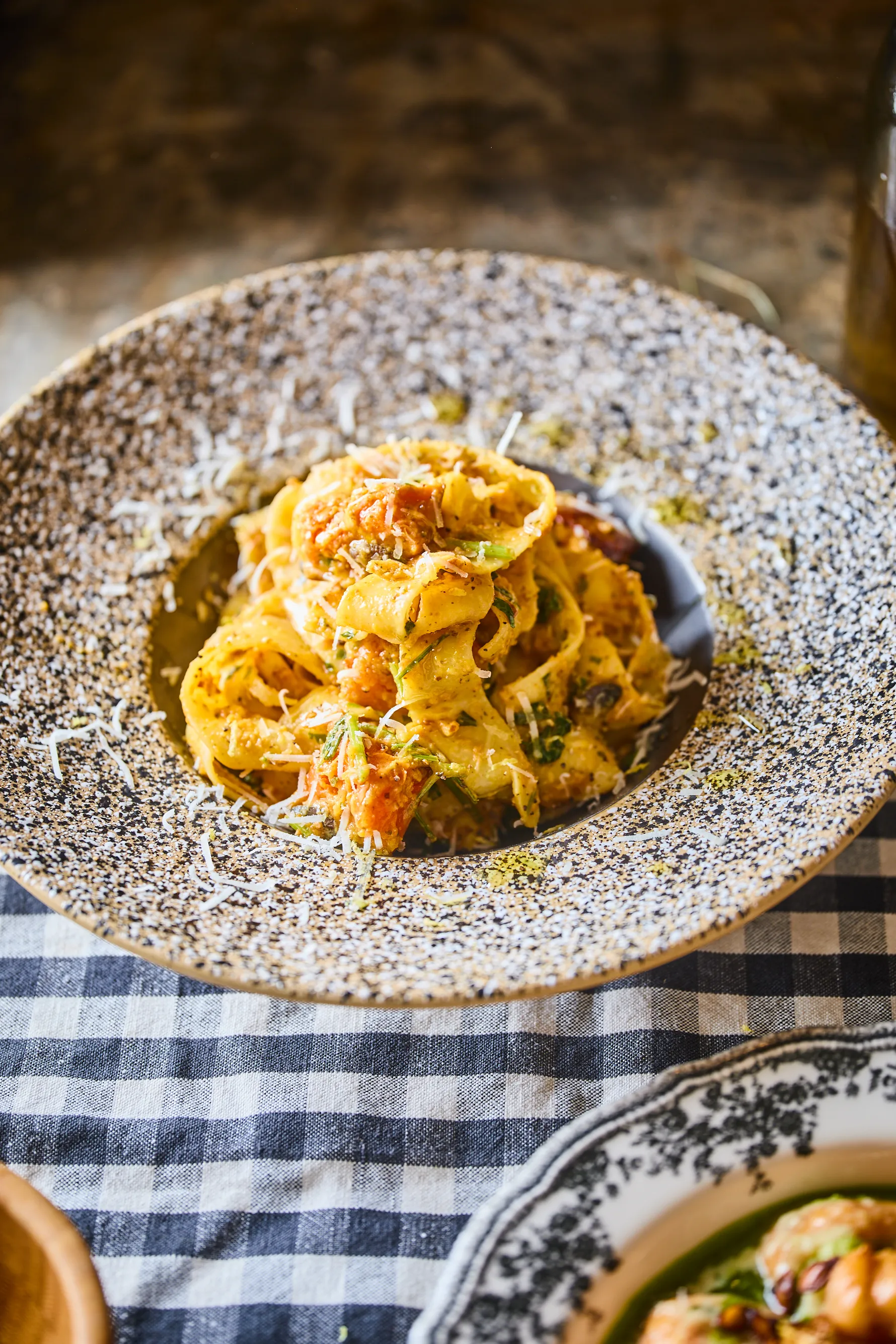 Tökmagos, sütőtökpesztós pappardelle 