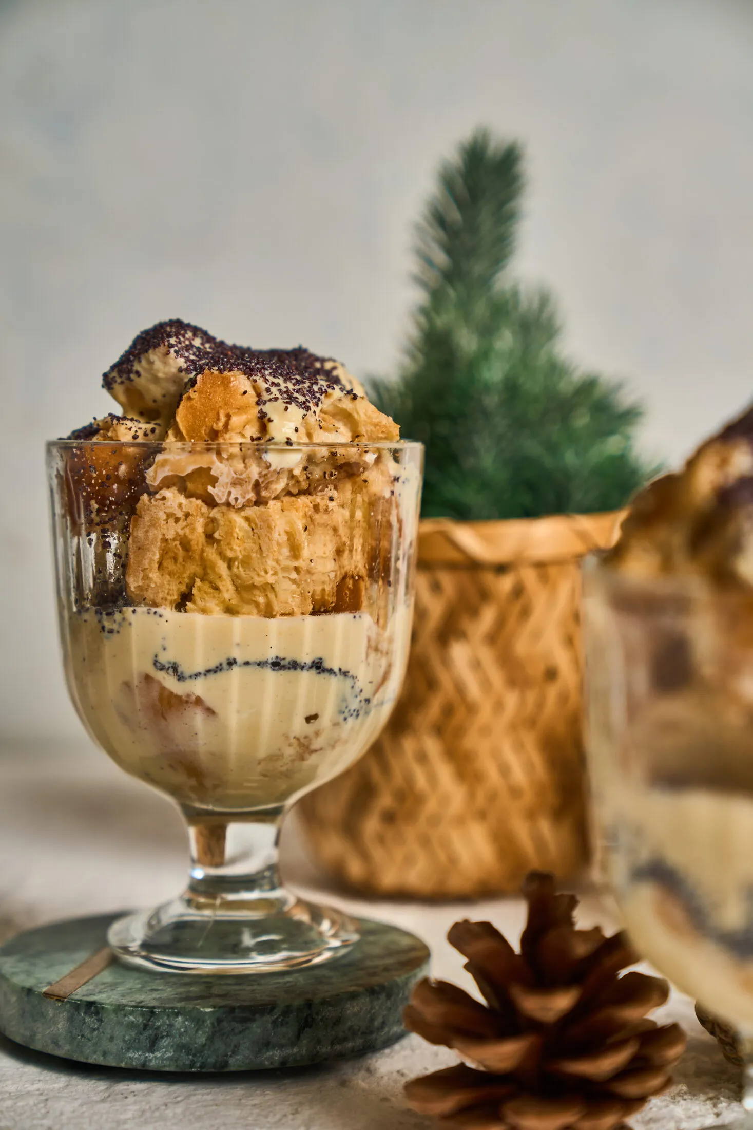 Laktóz- és cukormentes mákos guba pohárkrém