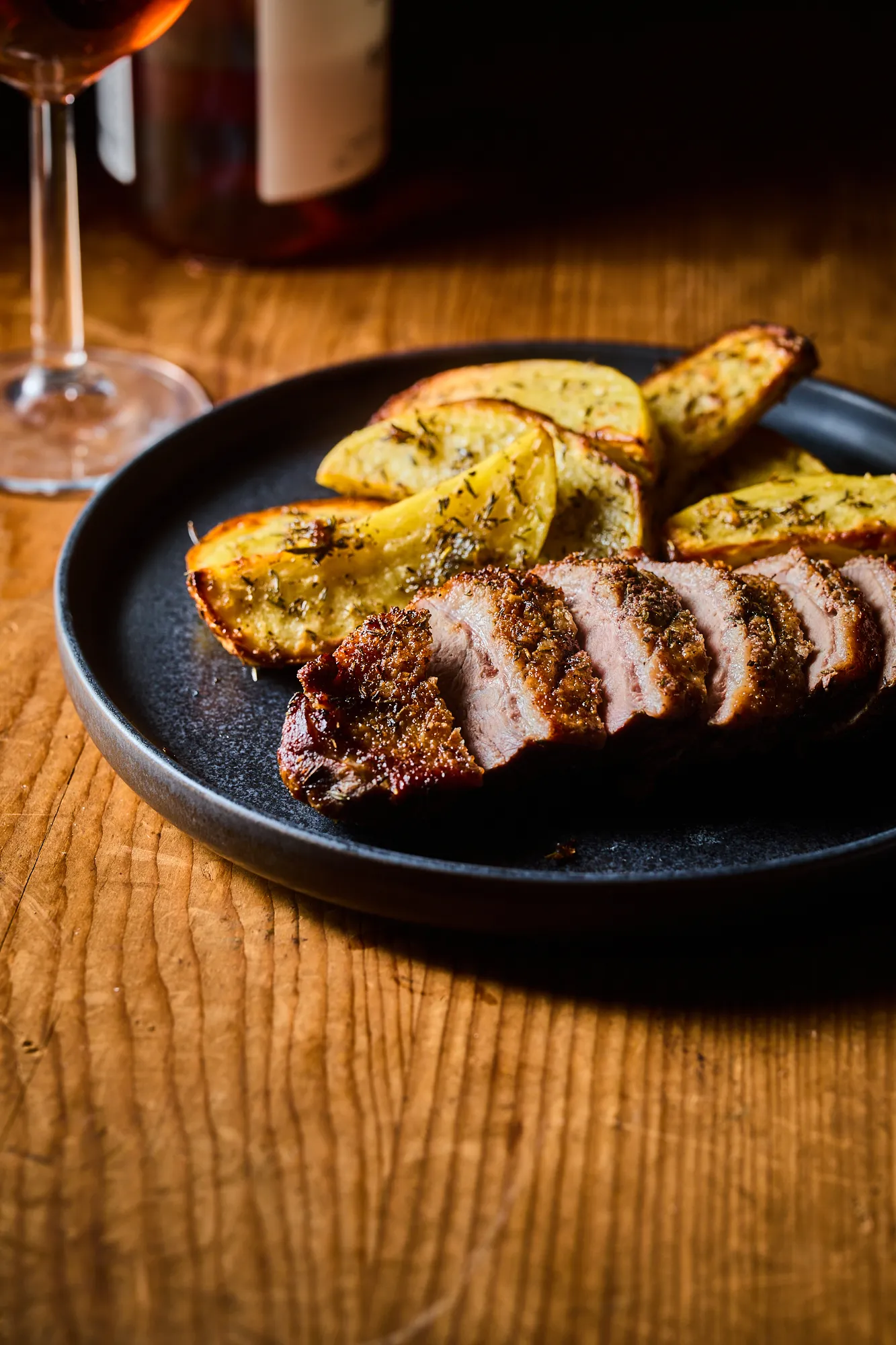 Libamell sütése air fryerben krumplival