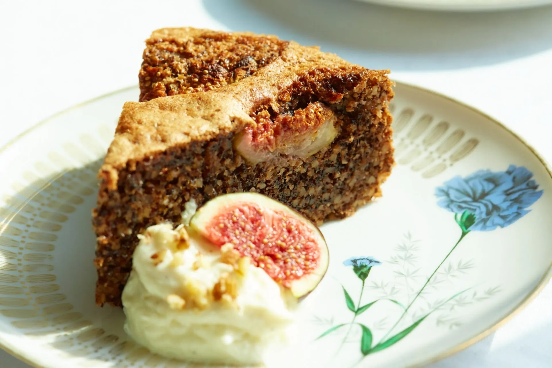 Lisztmentes fügés torta 